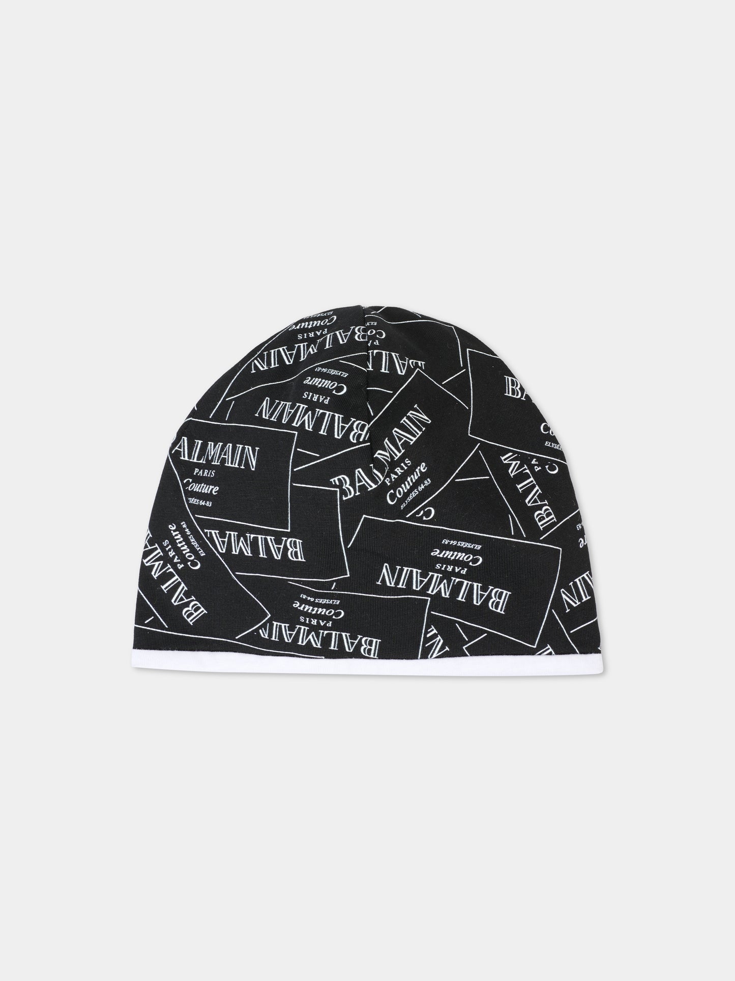 Set tutina nero per neonati con logo,Balmain Kids,BXB57A-Z3332 930BC