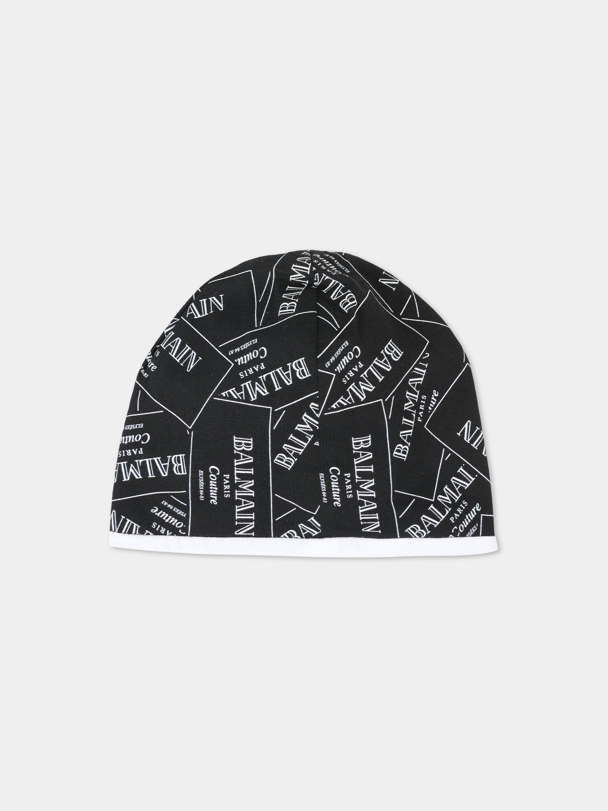 Set tutina nero per neonati con logo,Balmain Kids,BXB57A-Z3332 930BC