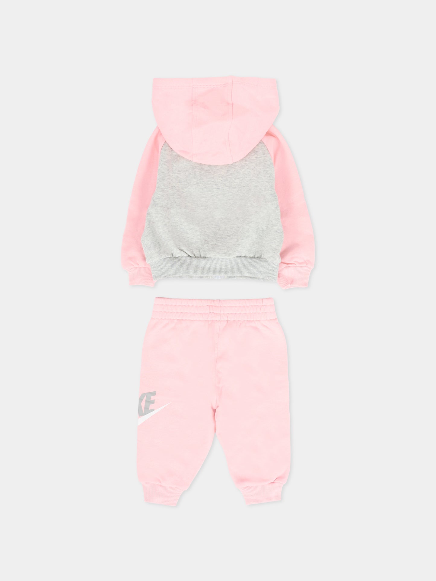 Completo rosa per neonata con logo,Nike,56N341 A0W