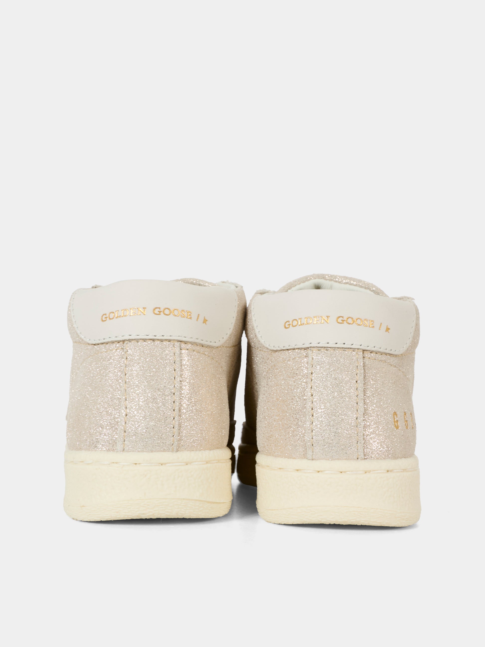 Sneakers beige per neonata e bambina con stella,Golden Goose,GJF00386 F007413 15775
