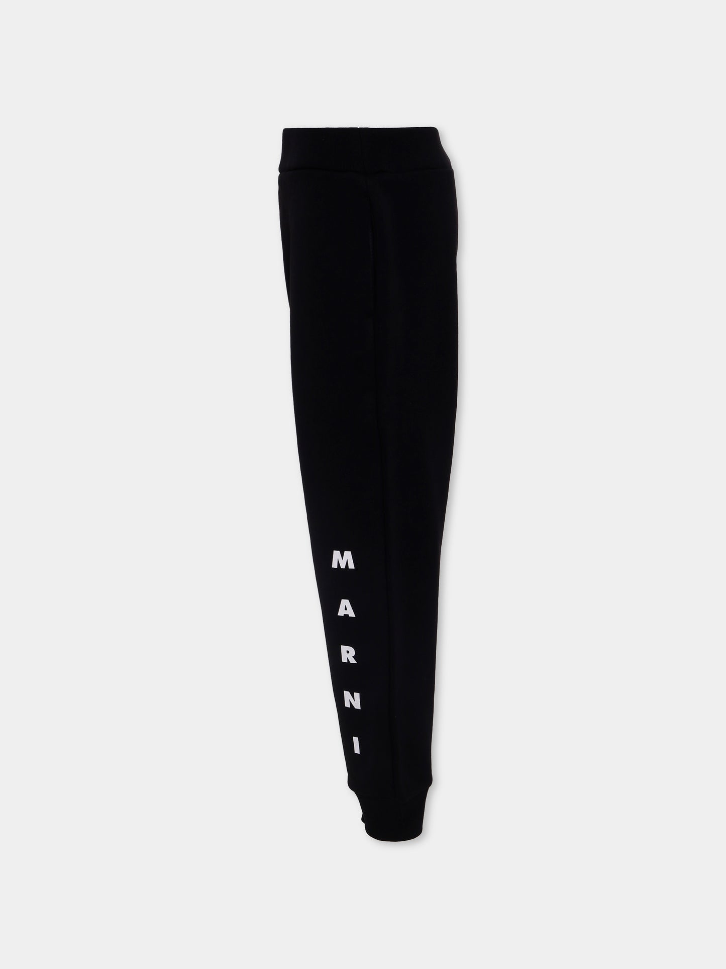 Pantaloni neri per bambini con logo,Marni Kids,M01218 M00V0 0M900