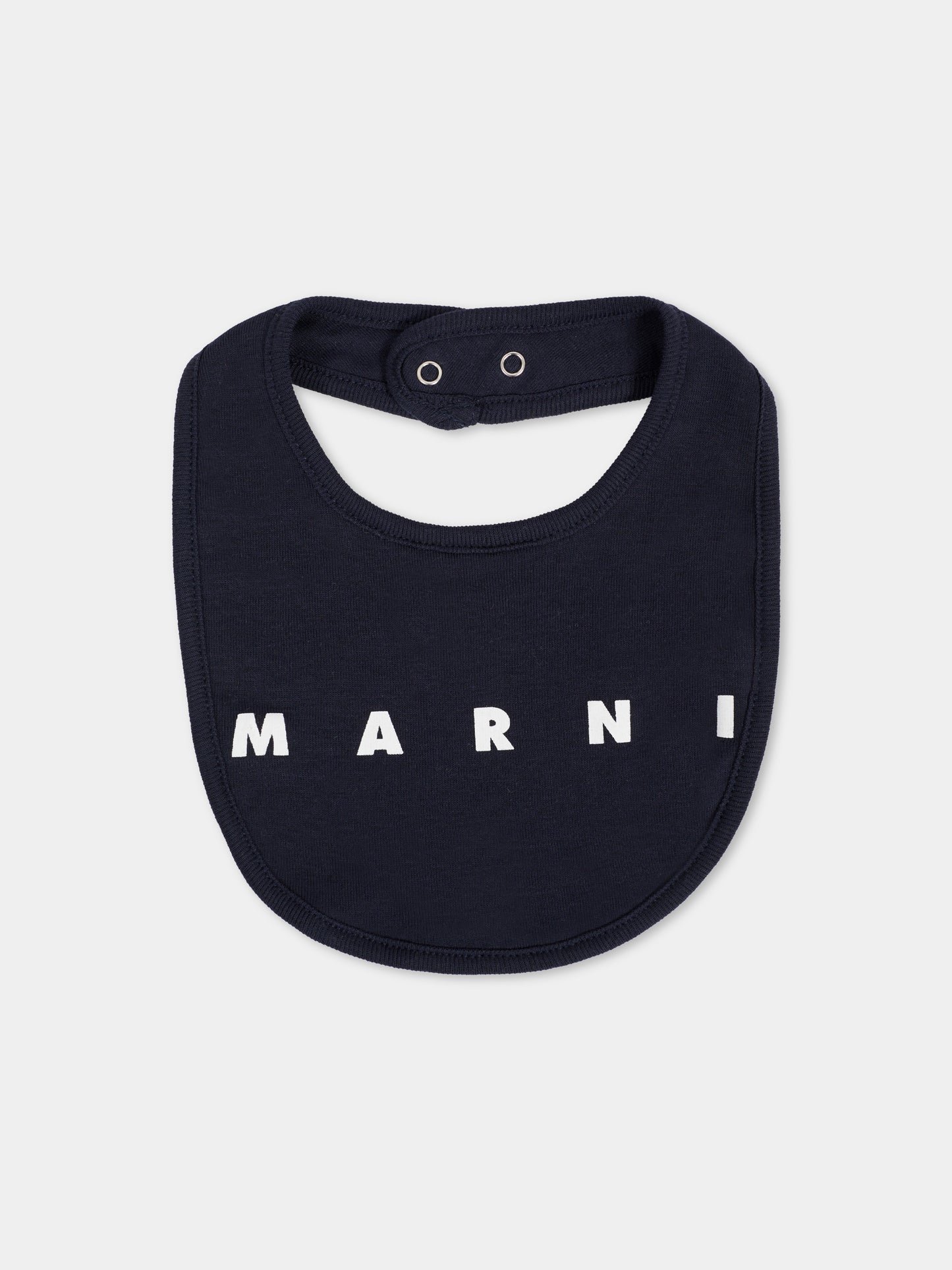 Set tutina blu per neonato con logo,Marni Kids,M01532 M00UL 0M857