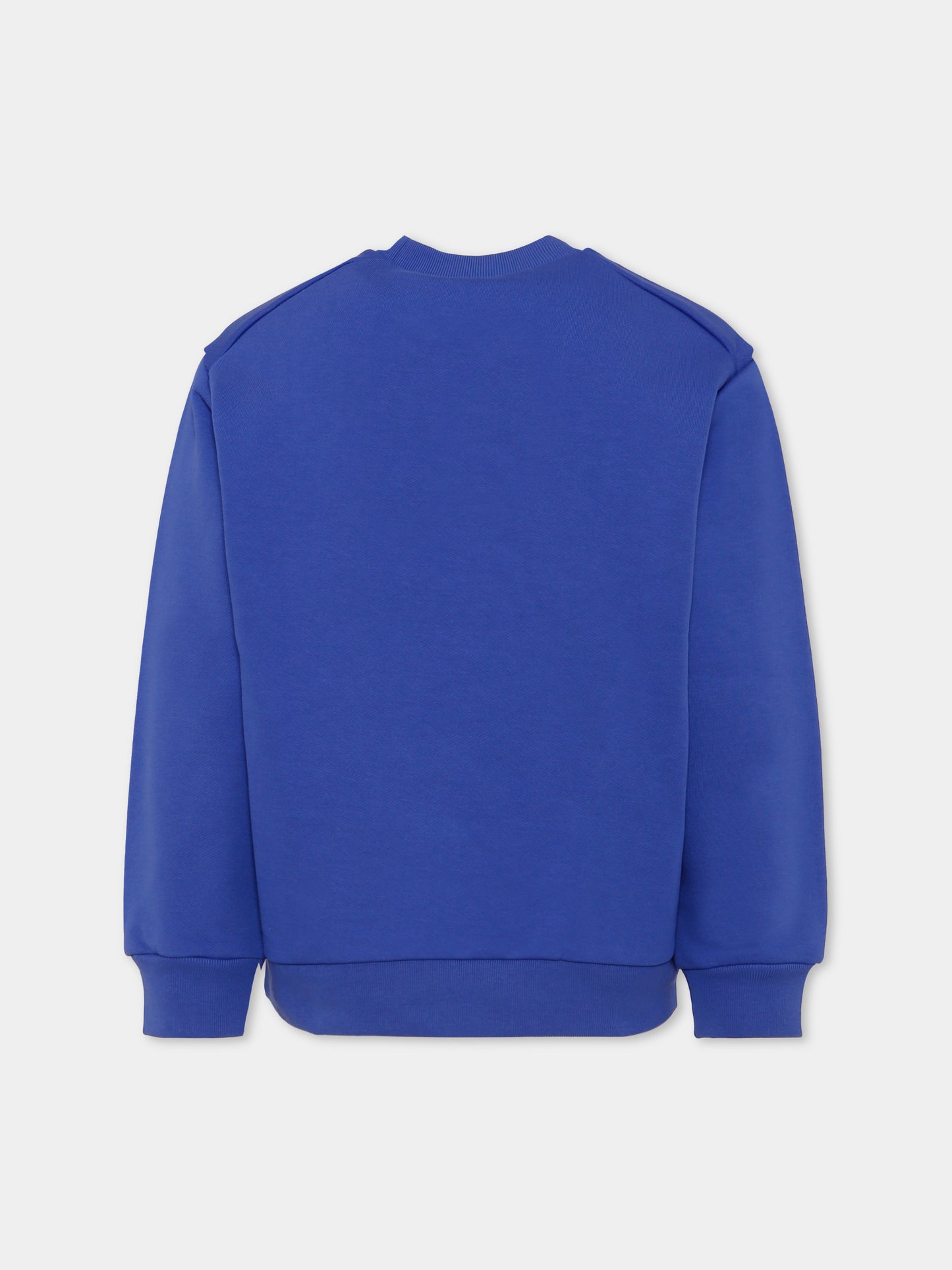 Felpa blu per bambino con logo,Marni Kids,M01612 M00V0 0M856