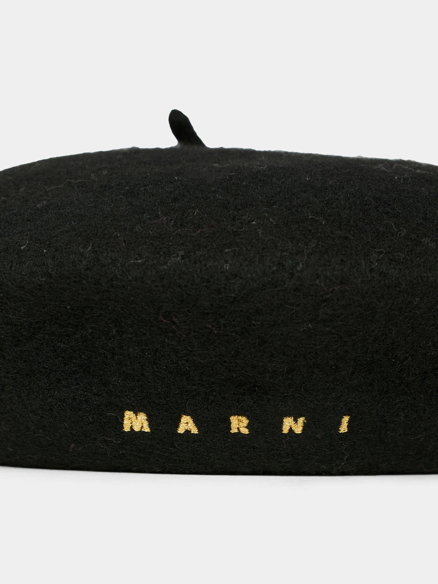 Basco nero per bambina con logo,Marni Kids,M01641 M00W0 0M900