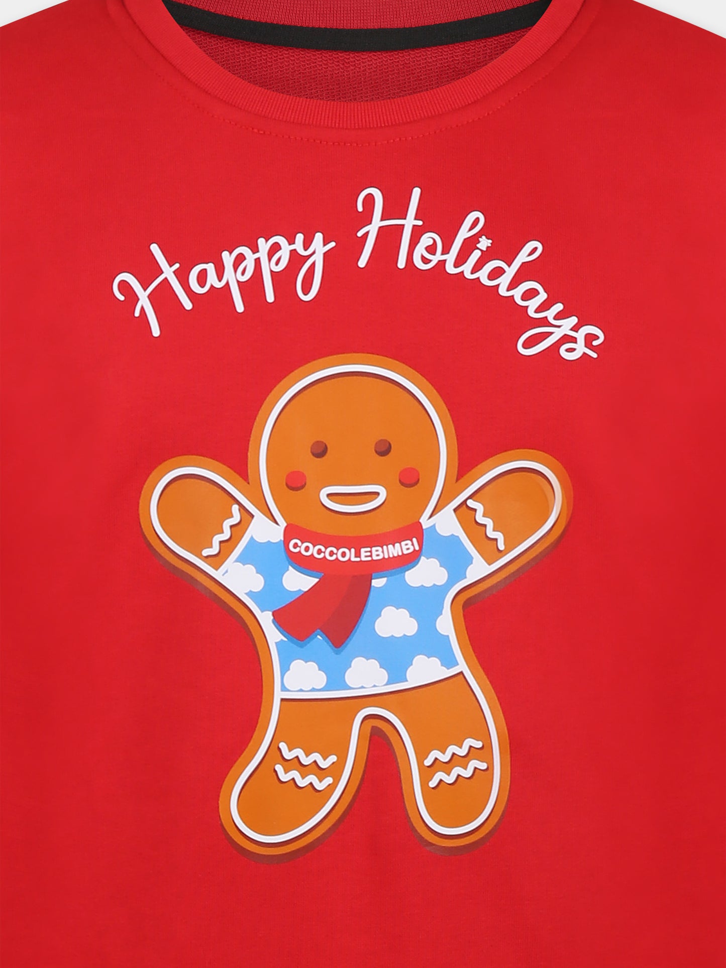 Il mondo di Meg x CoccoleBimbi felpa rossa per adulti con iconico Ginger Bread,Coccolebimbi Limited,COCCOLEBIMBI X IL MONDO DI MEG