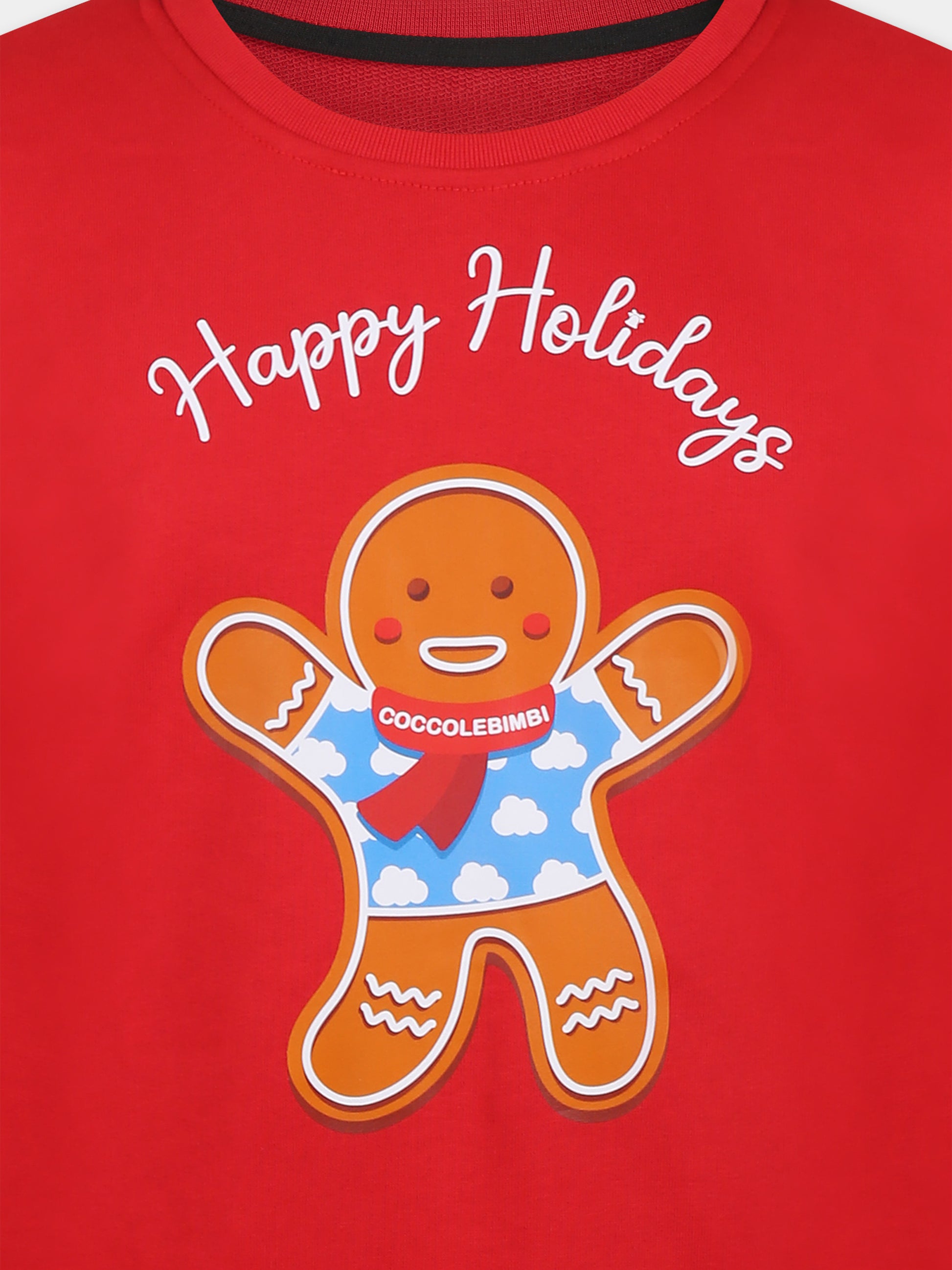 Il mondo di Meg x CoccoleBimbi felpa rossa per adulti con iconico Ginger Bread,Coccolebimbi Limited,COCCOLEBIMBI X IL MONDO DI MEG