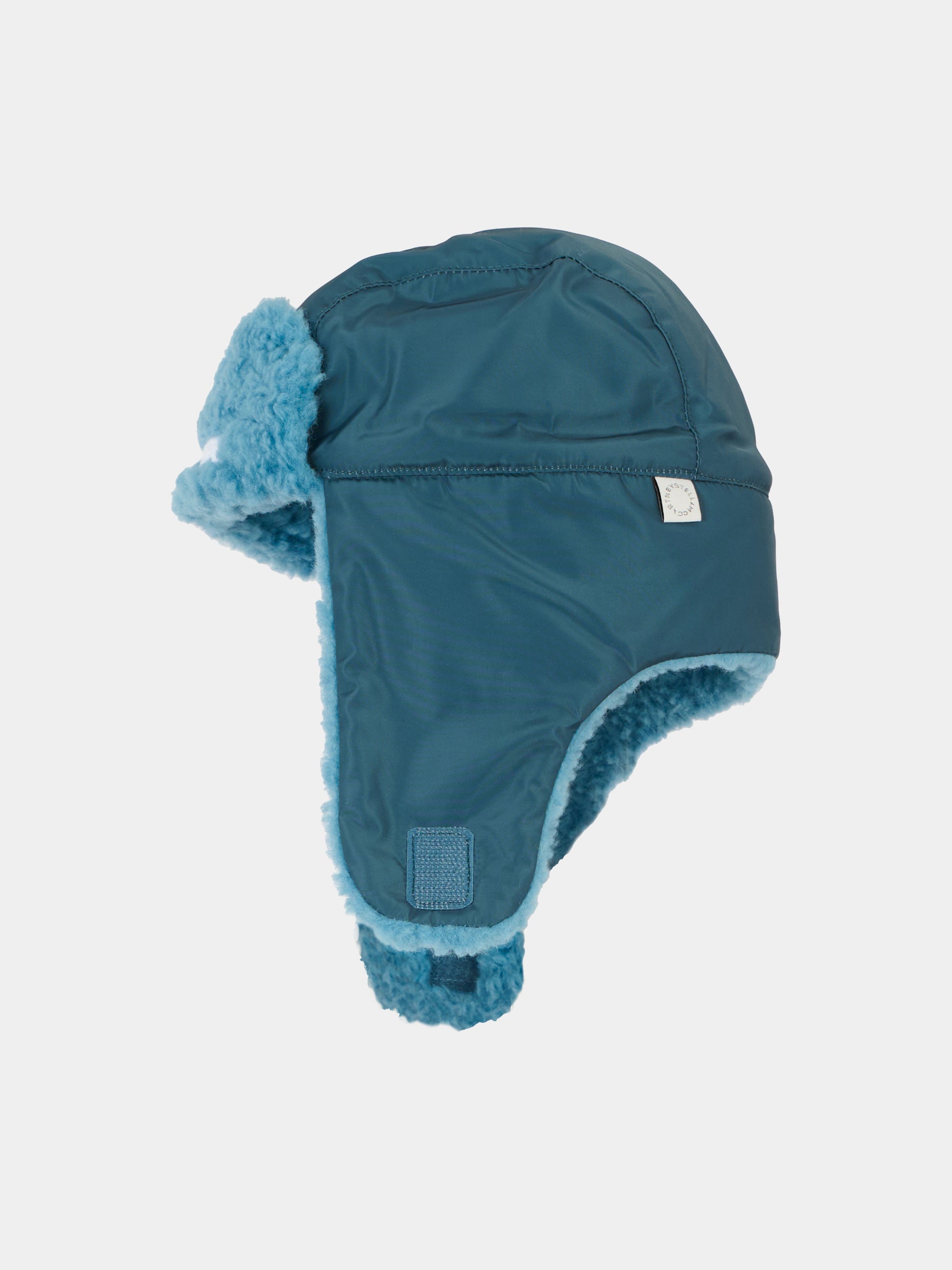 Berretto azzurro per neonato con ricamo,Stella Mccartney Kids,TX0507 Z0537 633