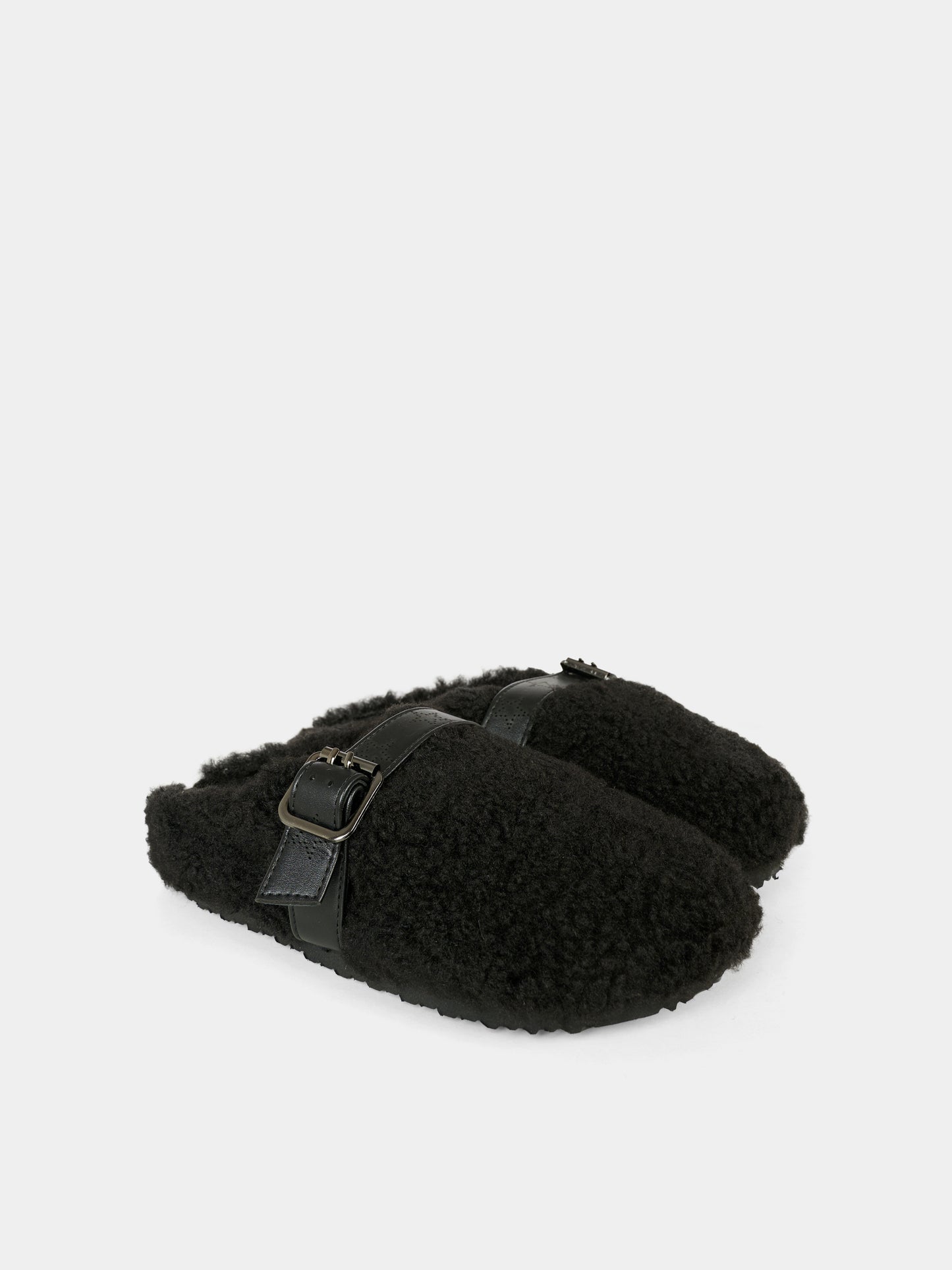Sabot neri per bambina con stelle,Stella Mccartney Kids,TX0B96 Z3237 930