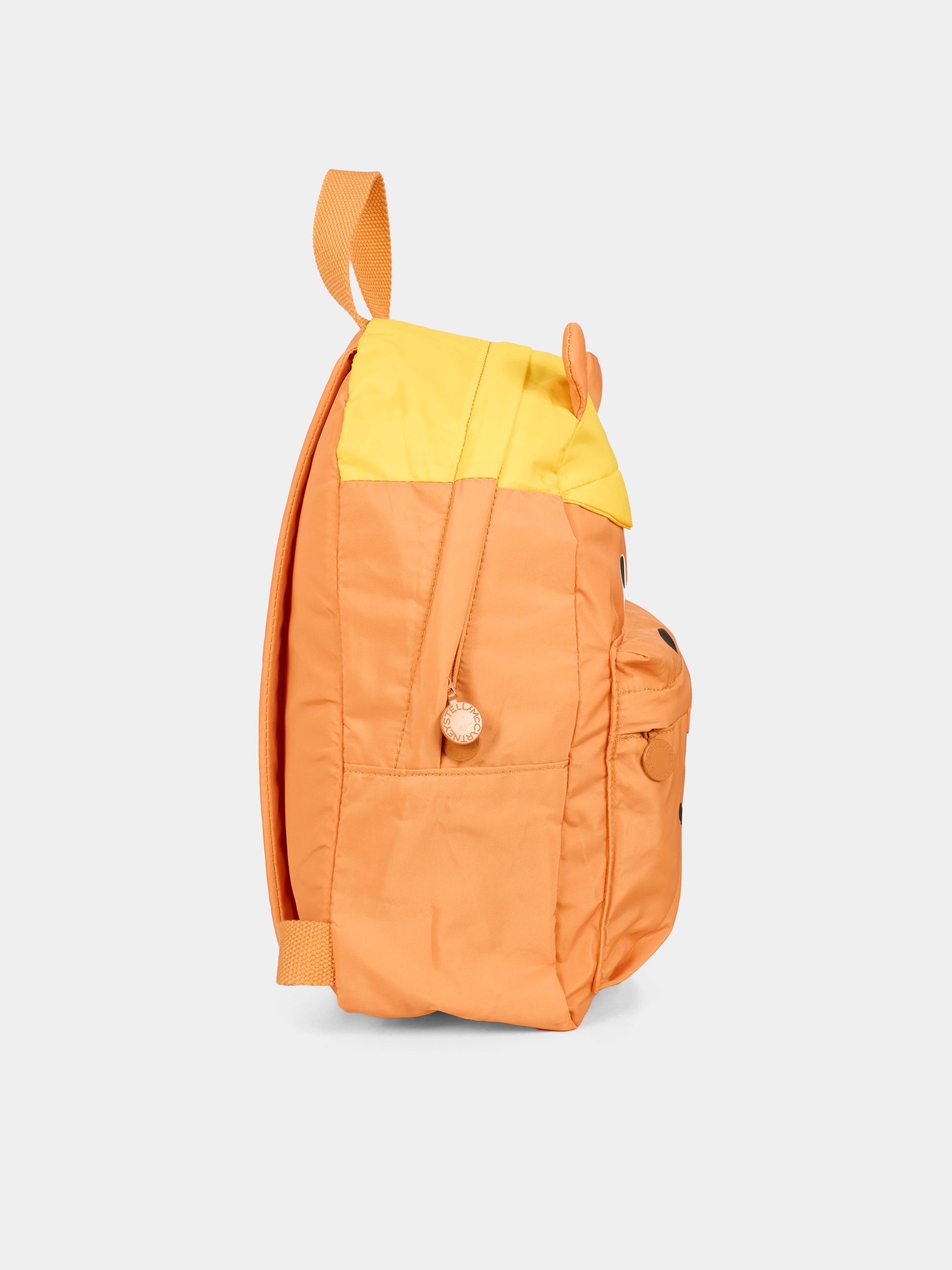 Zaino marrone per bambino con scoiattolo,Stella Mccartney Kids,TX0Q58 Z0537 344