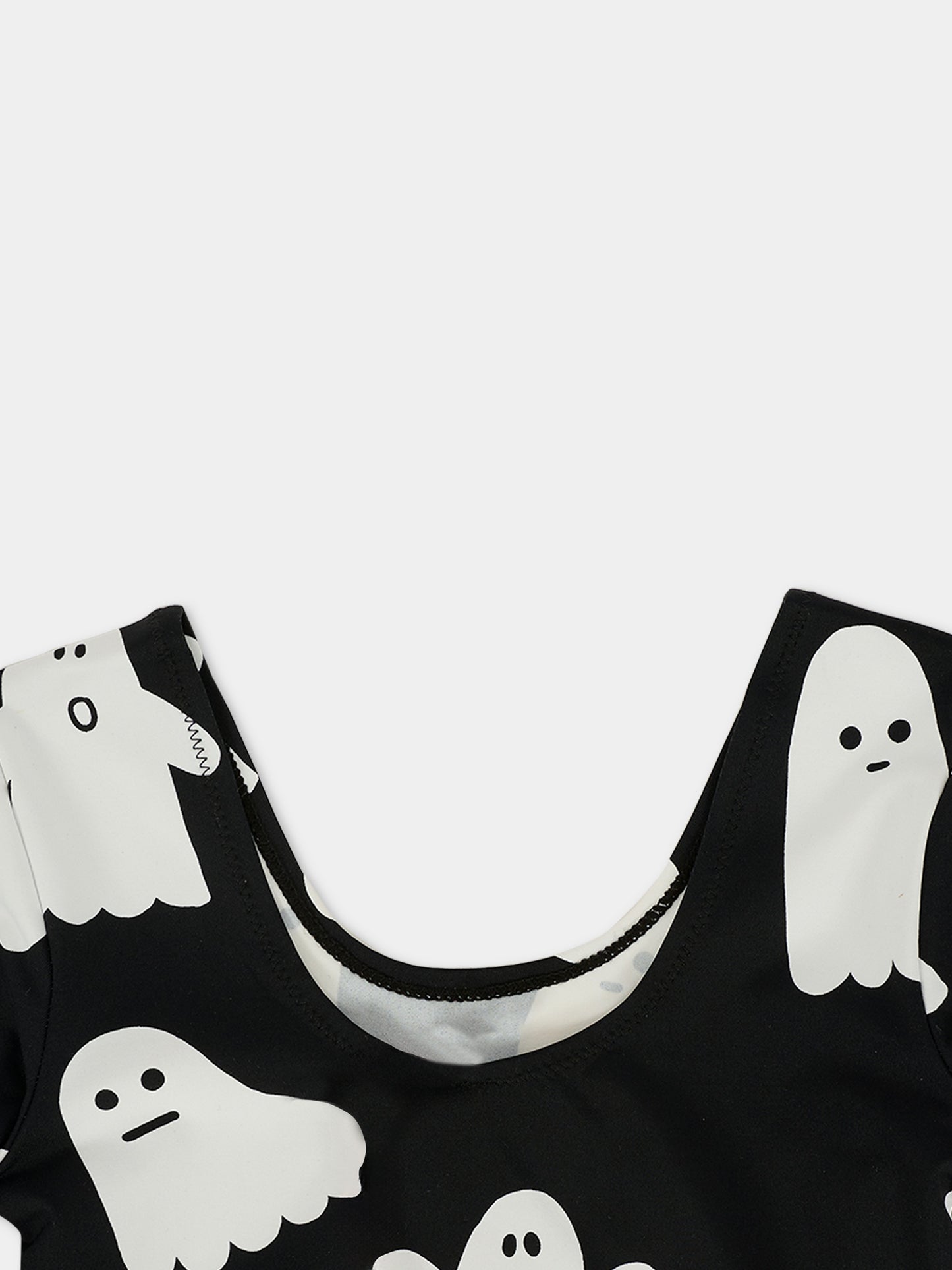 Vestito nero per bambina con fantasmi,Stella Mccartney Kids,TX1D40 Z3042 930BC