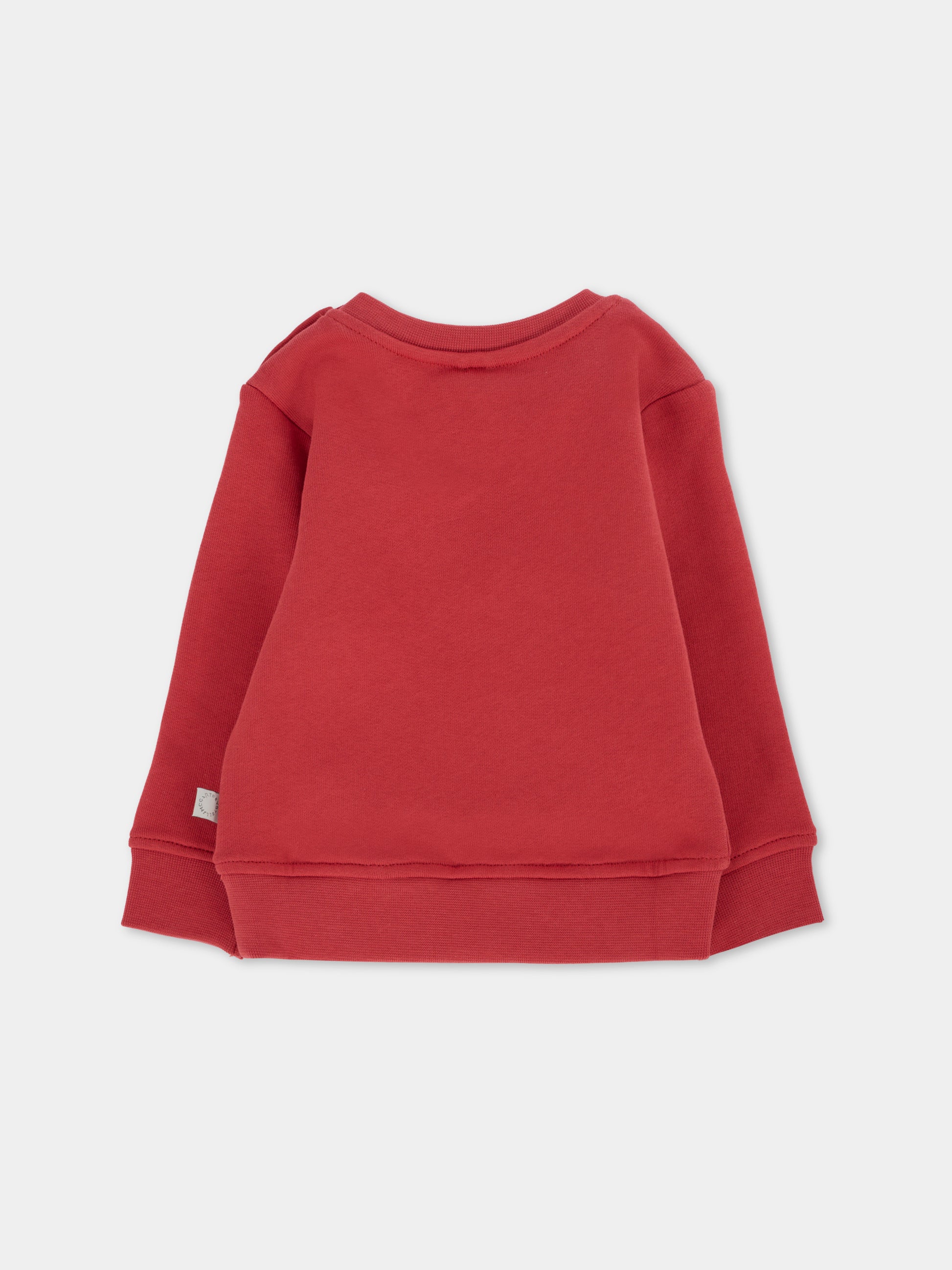Felpa bordeaux per neonato con stampa mostro,Stella Mccartney Kids,TX4560 Z0453 304