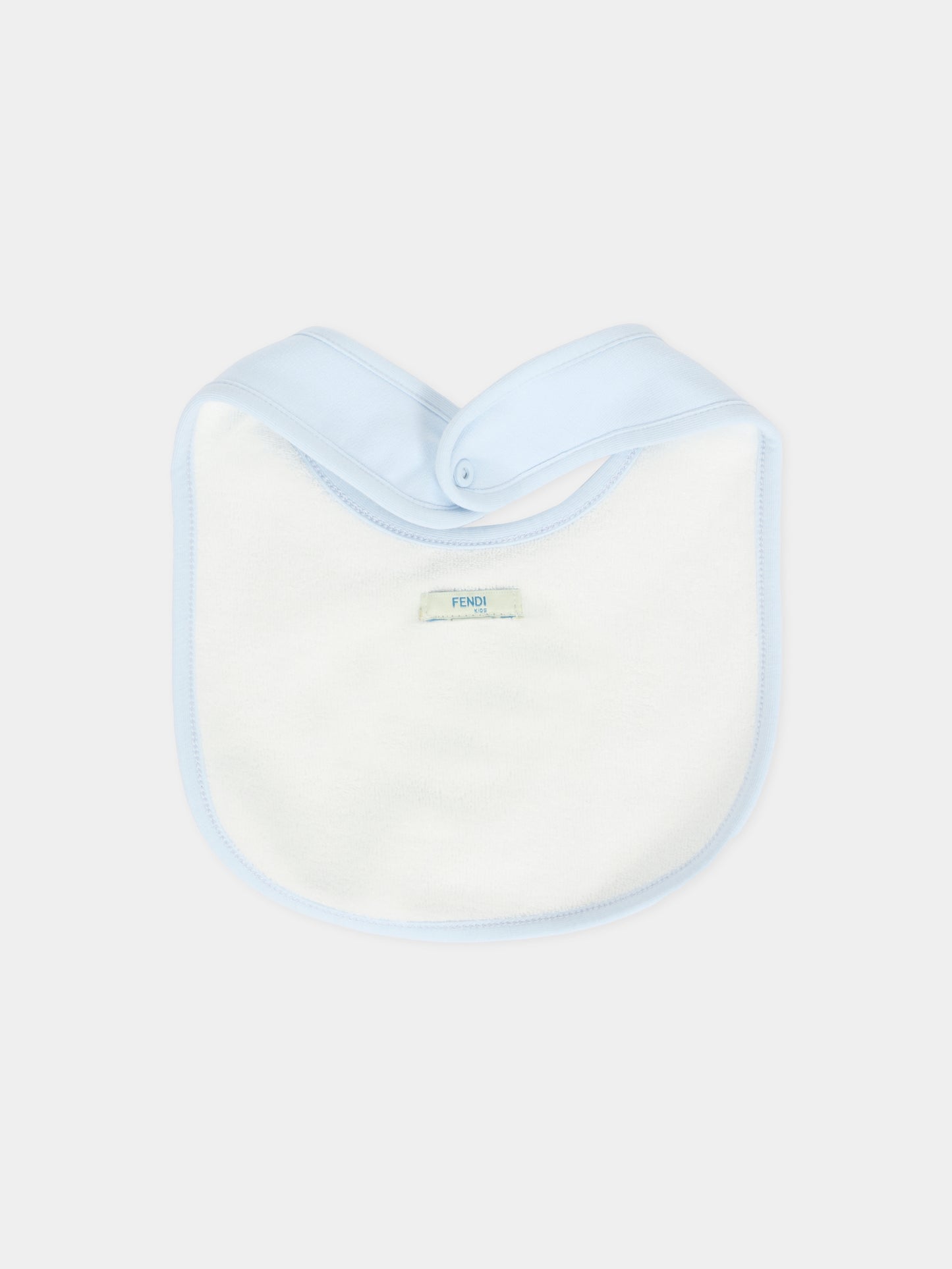 Set tutine celeste per neonato con logo,Fendi Kids,BUK146 8RA F19J4