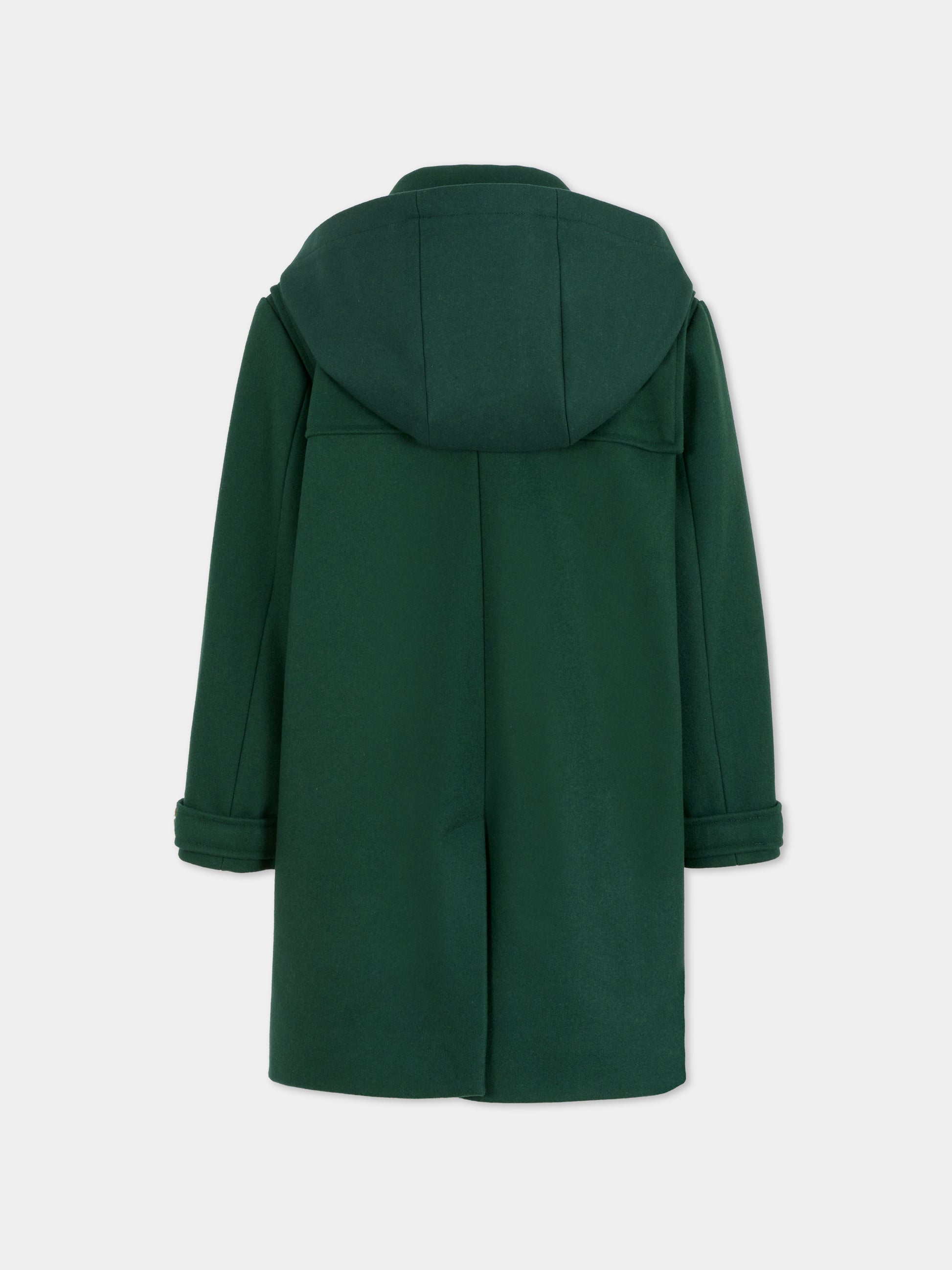 Cappotto verde per bambini con patch logato,Fendi Kids,JUA244 AUKO F0E3J