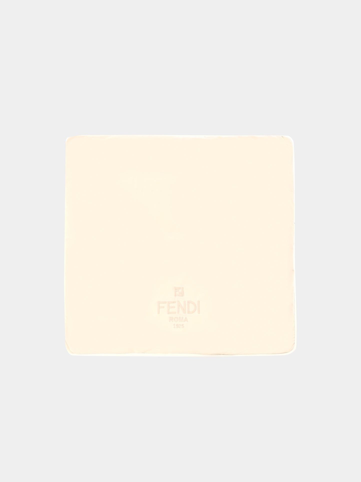 Coperta beige per neonati con logo,Fendi Kids,BUJ315 8RA F19J5