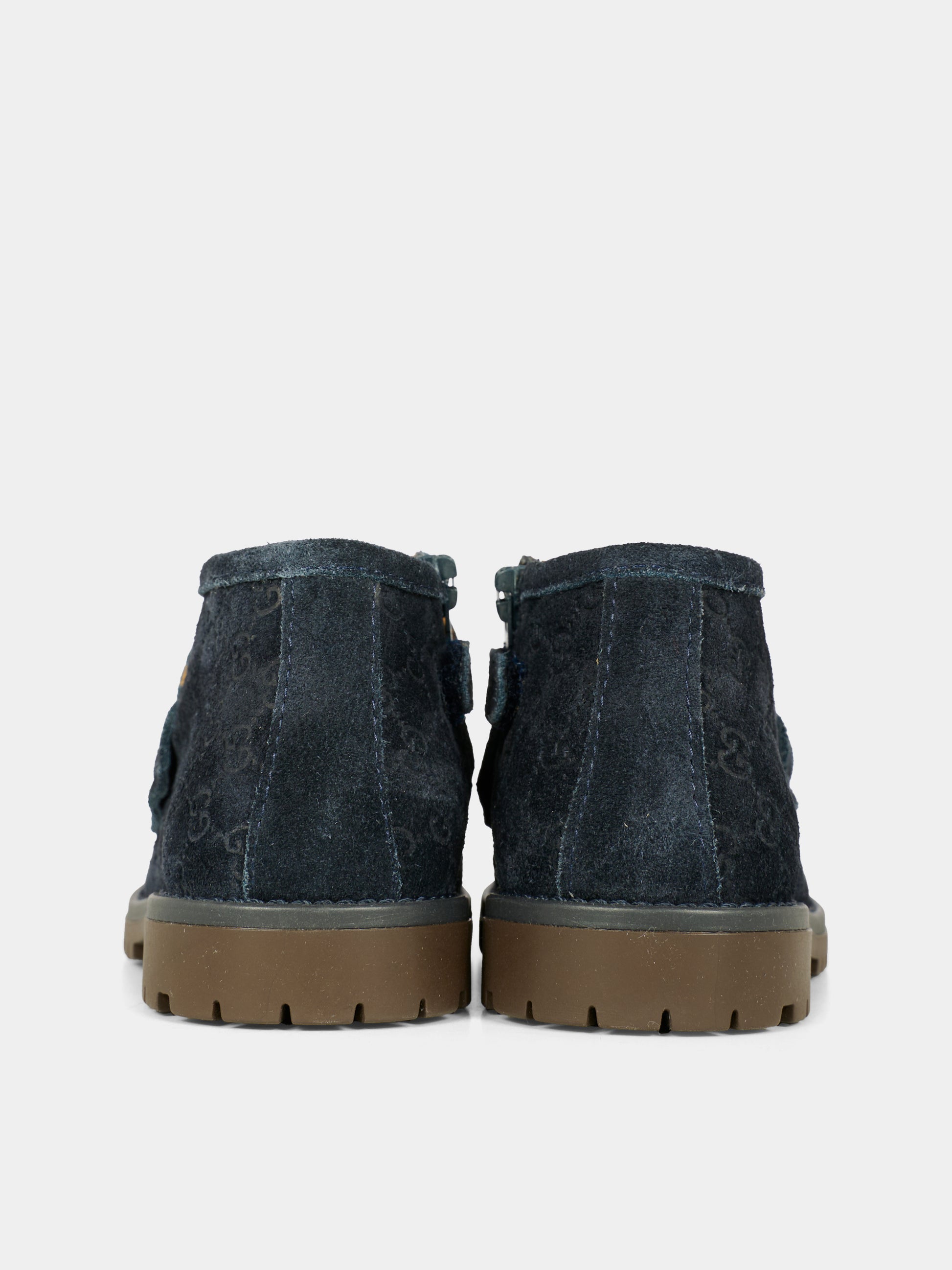 Mocassini blu per neonati e bambini con morsetto,Gucci Kids,793054 AAETK 4009