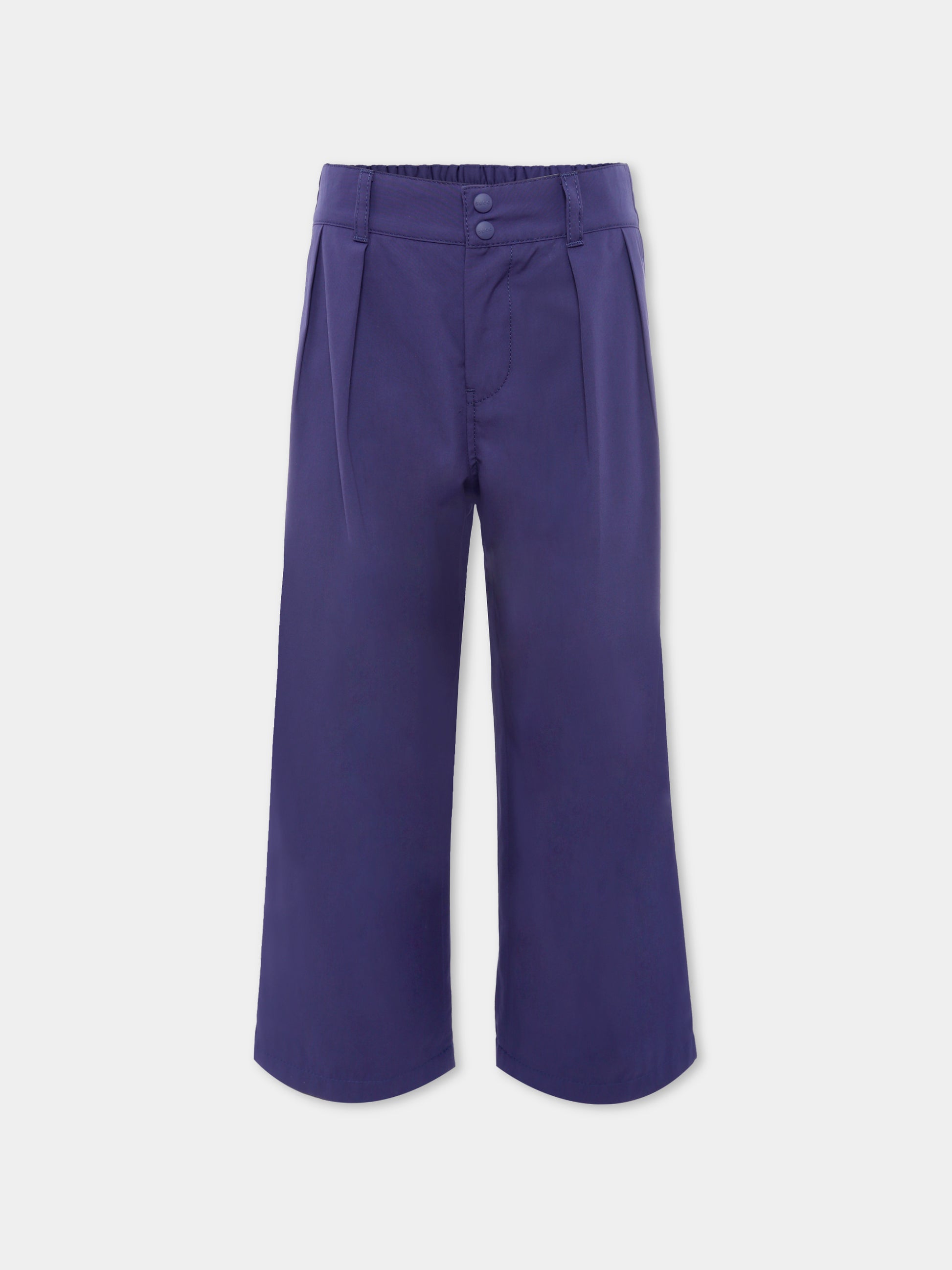 Pantaloni blu per bambino con logo,Gucci Kids,824845 XWA3V 4246