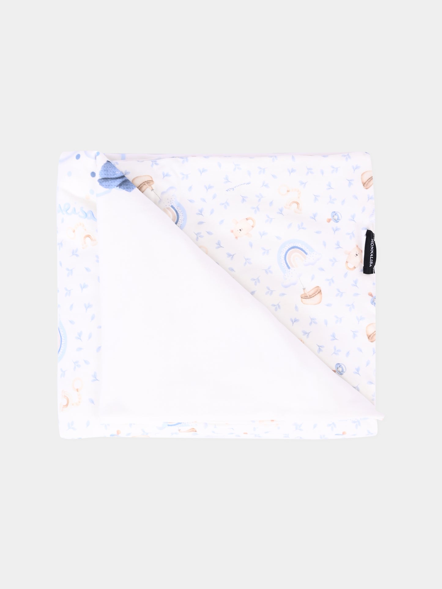 Set tutina bianco per neonato con orso,Monnalisa,22F512 6000 0152