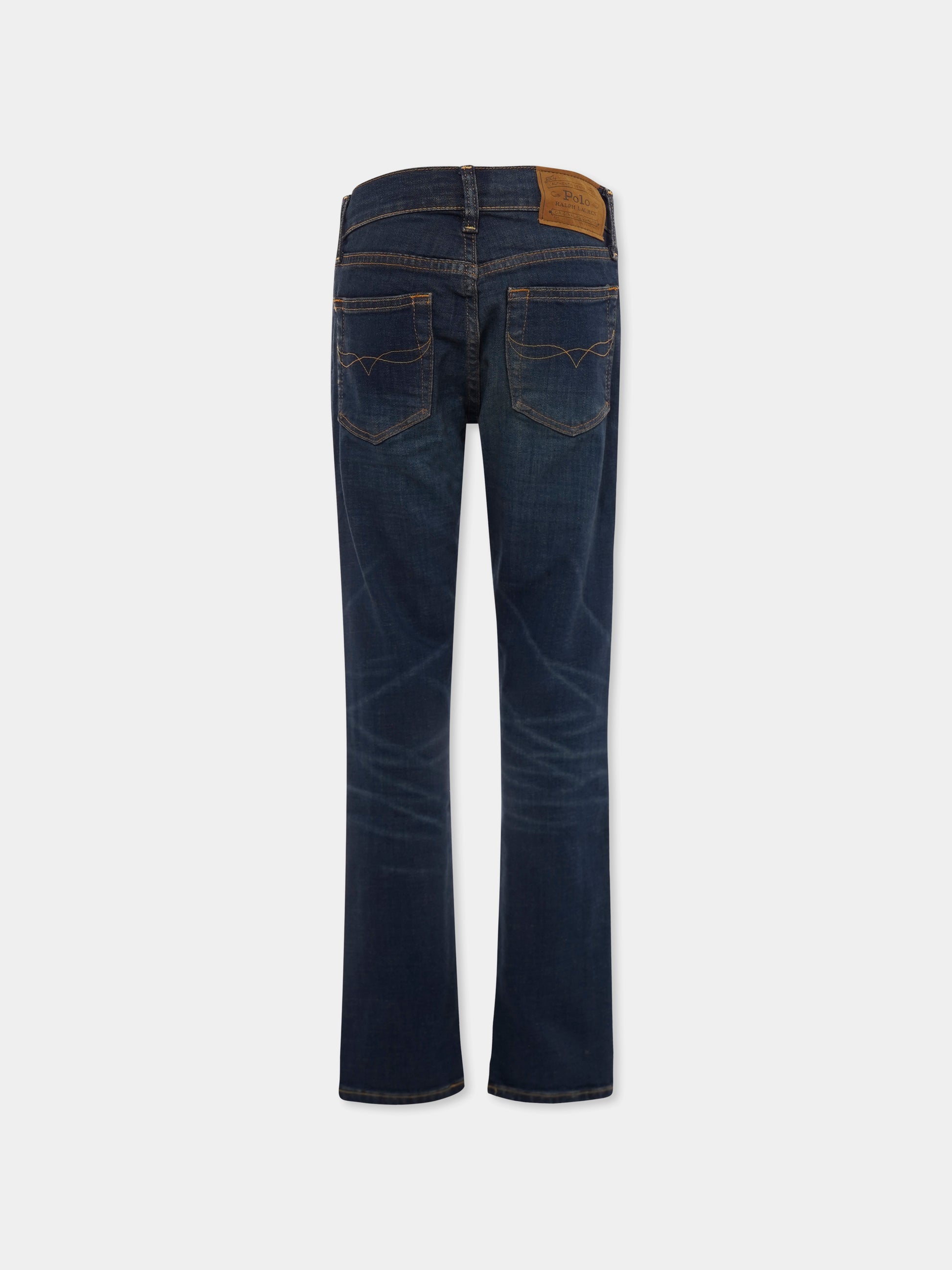 Jeans denim per bambino con logo,Ralph Lauren Kids,701277001