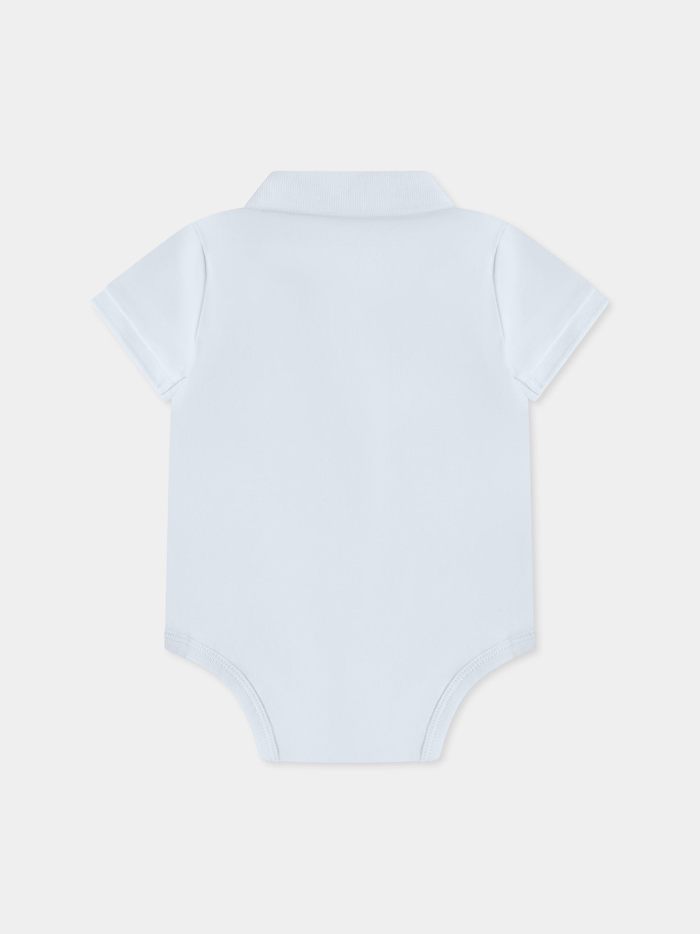 Body azzurro per neonato con cavallino