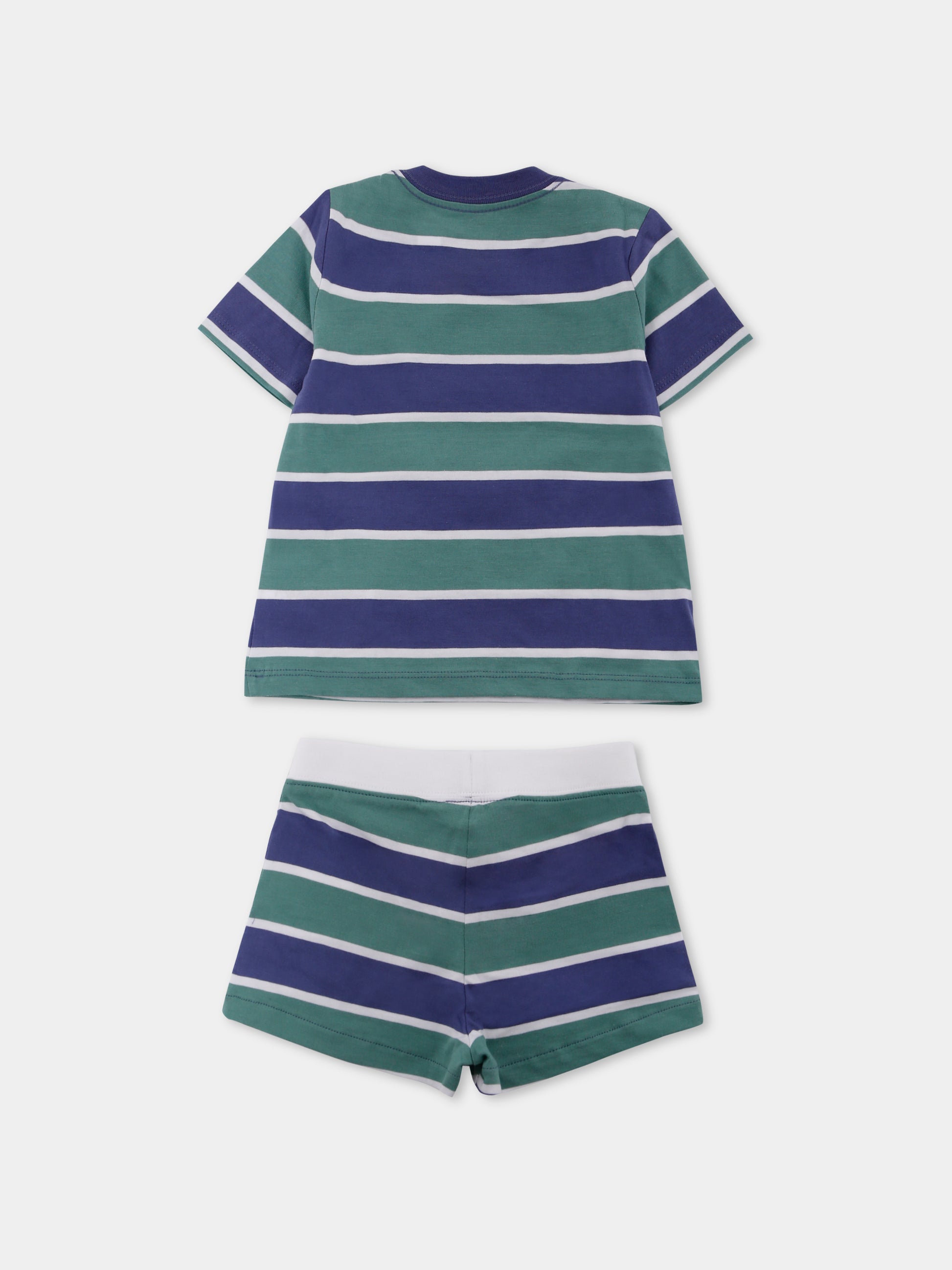 Completo blu per neonato con Polo Bear,Ralph Lauren Kids,972373001