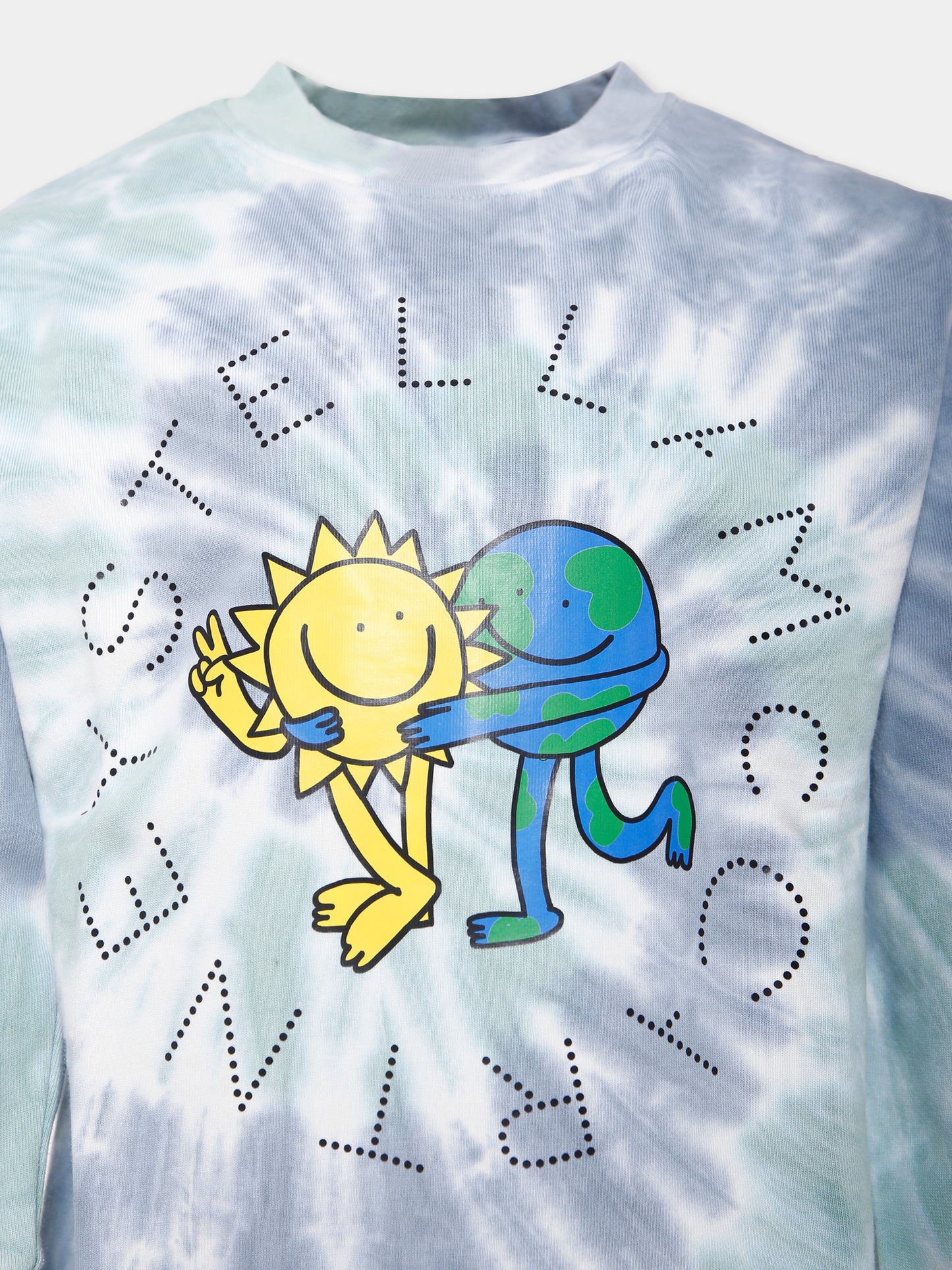 Felpa multicolor per bambini con sole e terra,Stella Mccartney Kids,TX4P50 Z3162 999