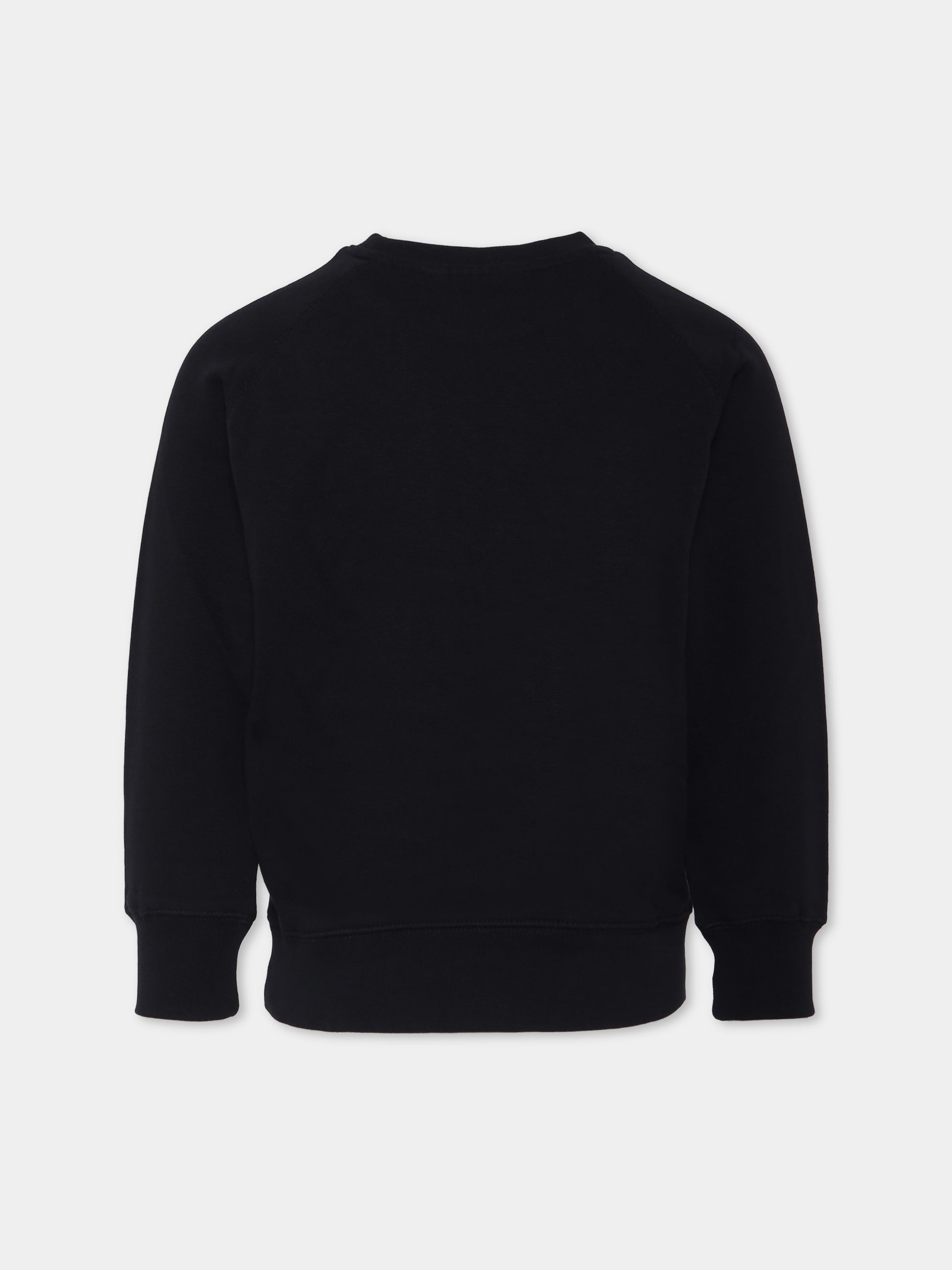 Felpa Mike nera per bambini con smile,Molo,6W25J201 0099