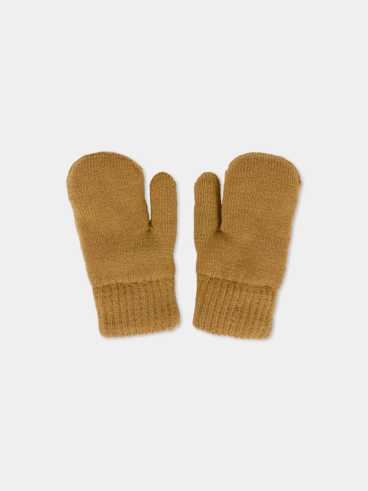 Guanti beige per bambini con cane,Molo,7W25S102 5510