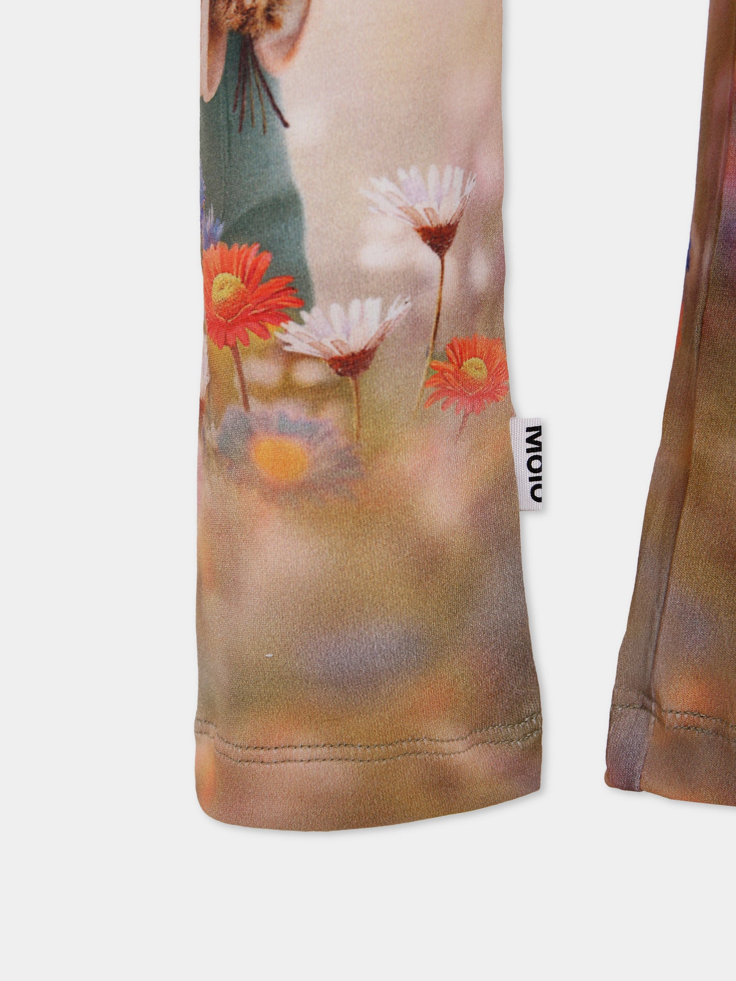 Leggings Niki rosa per bambina con gatto e coniglio,Molo,2W25F202 9663