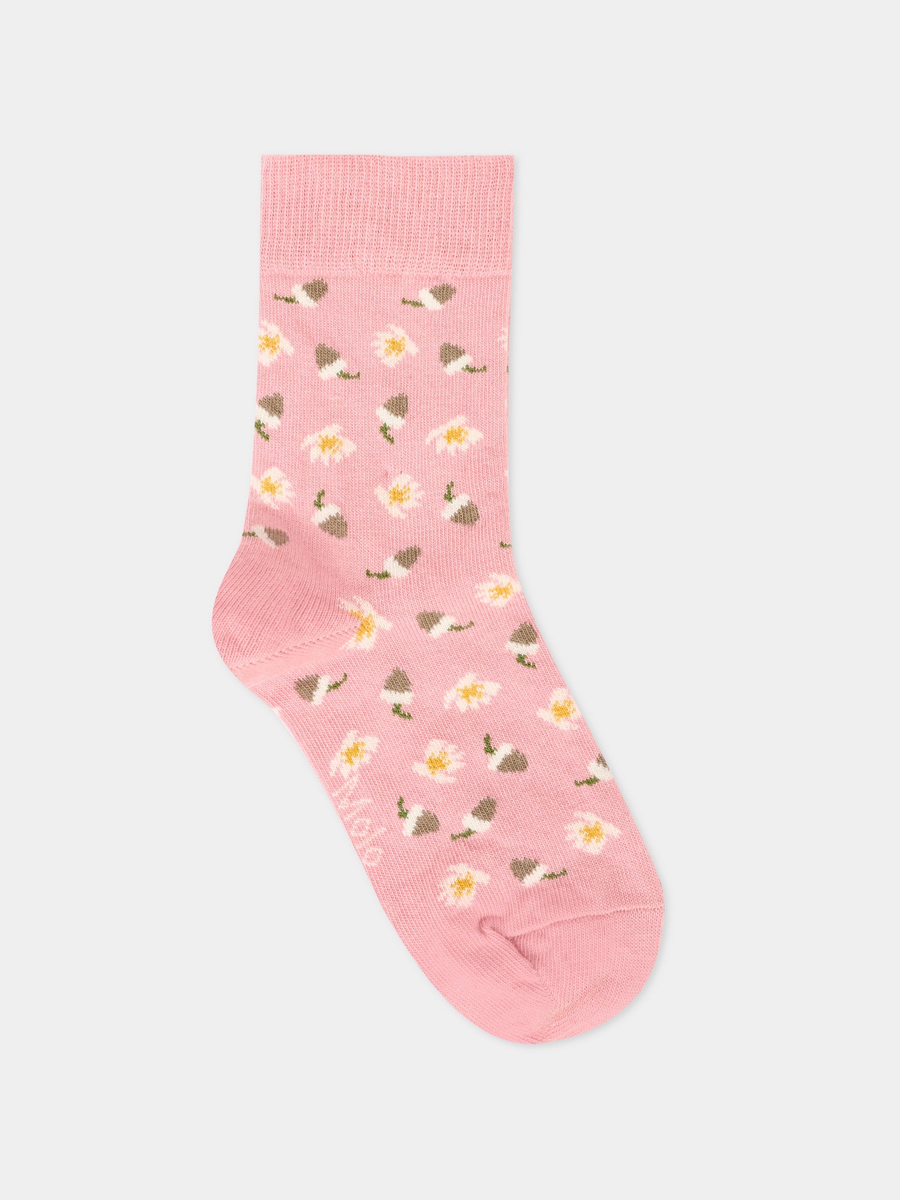 Set calze rosa per bambina con fiori,Molo,7W25G103 5564