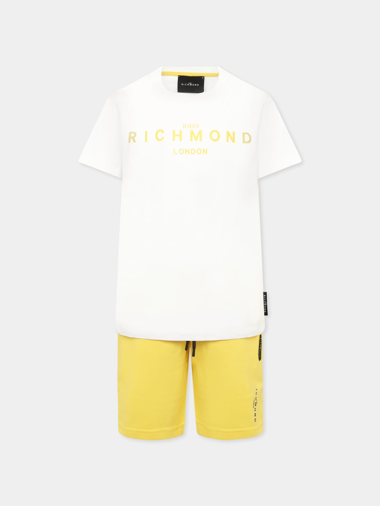 Completo giallo per bambino con logo,Richmond,RBP25008CJ YELLOW