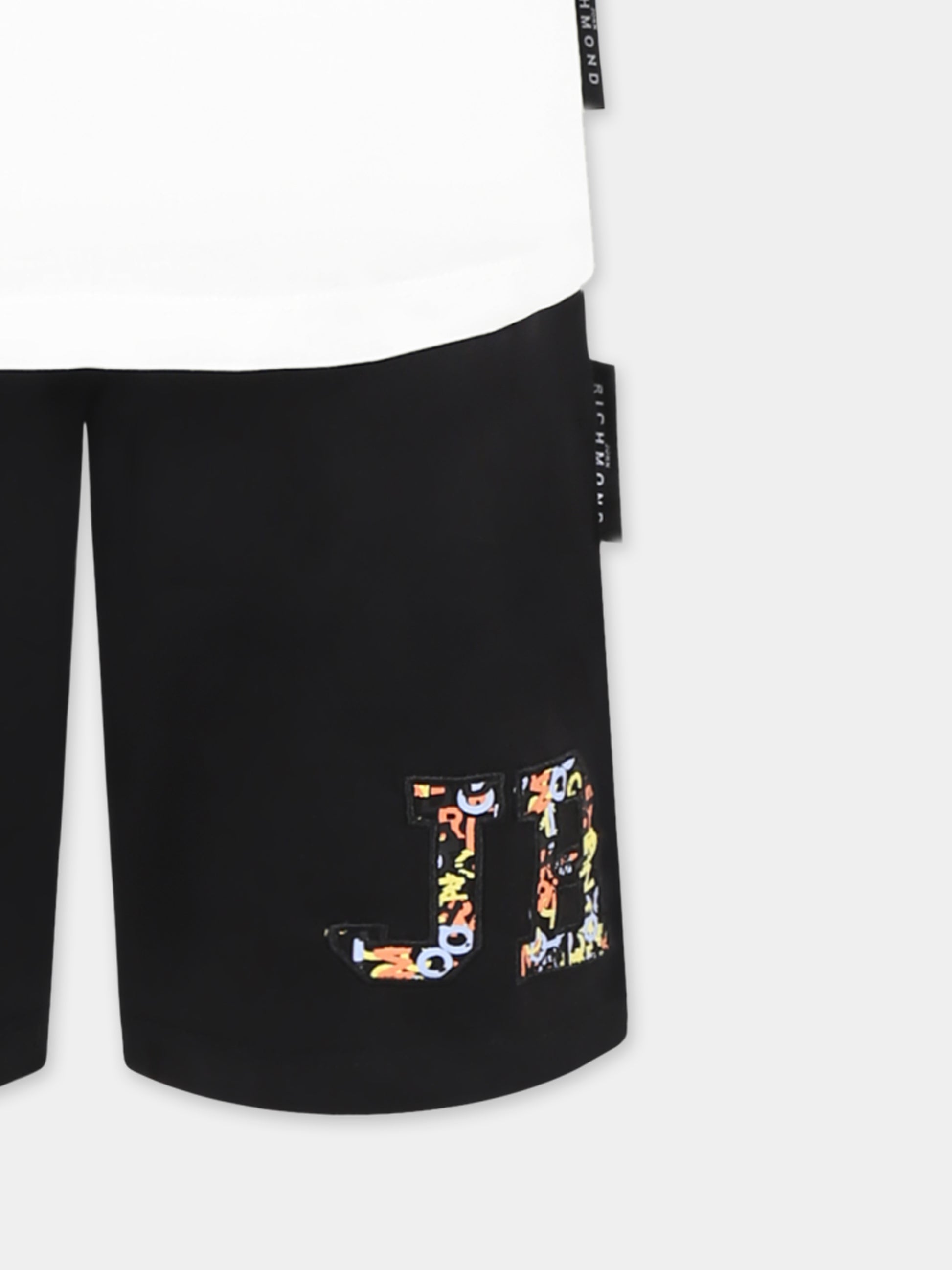 Completo bianco per bambino con logo,Richmond,RBP25161CJ WHITE