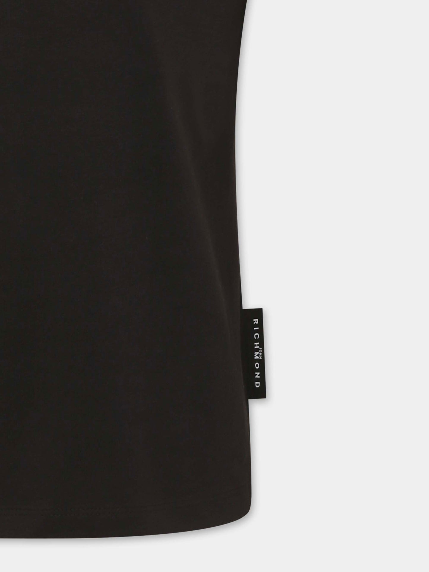 T-shirt nera per bambina con logo,Richmond,RGP25141TS BLACK