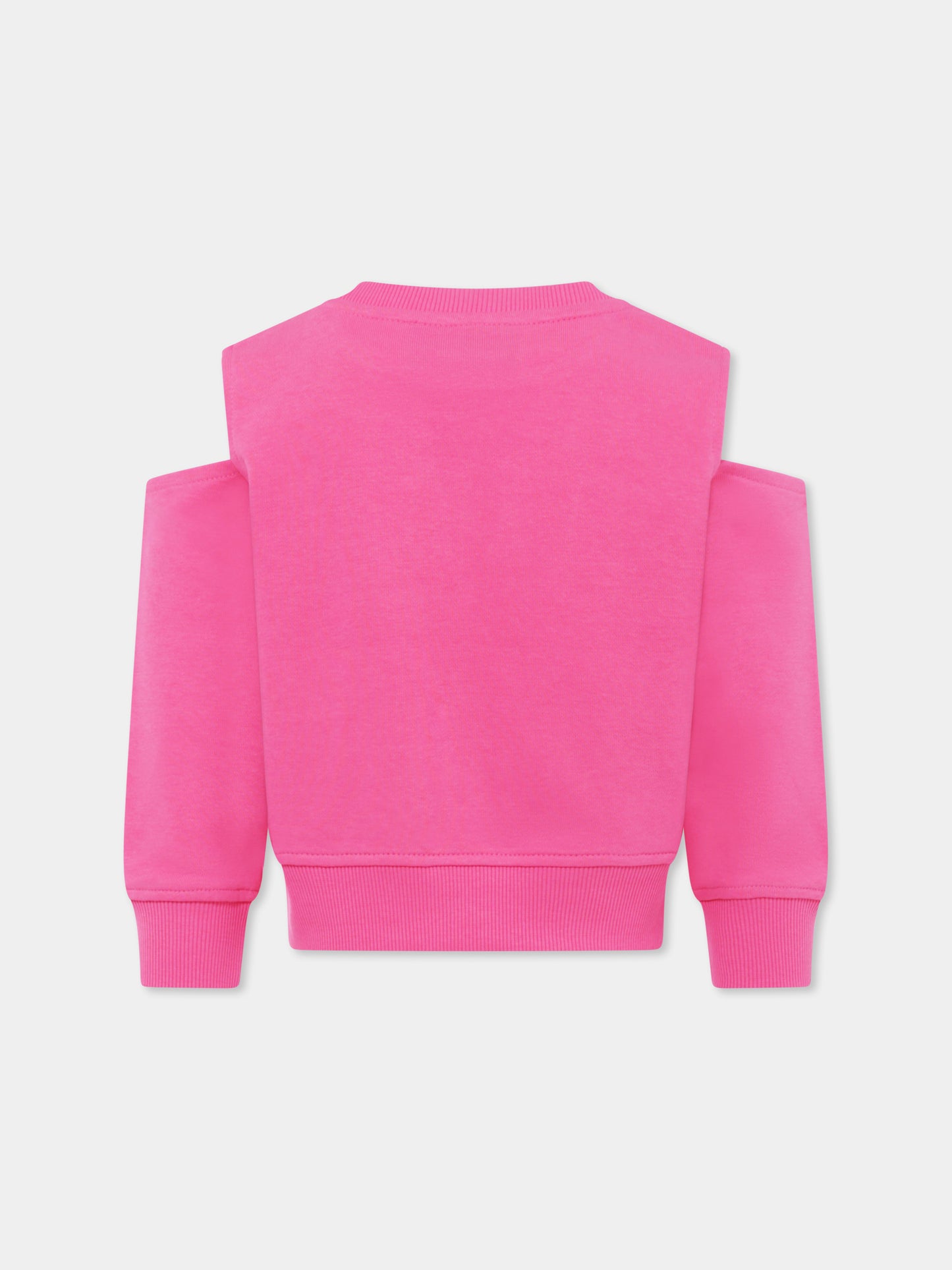 Felpa rosa per bambina con logo,Richmond,RGP25142FE BARBIE