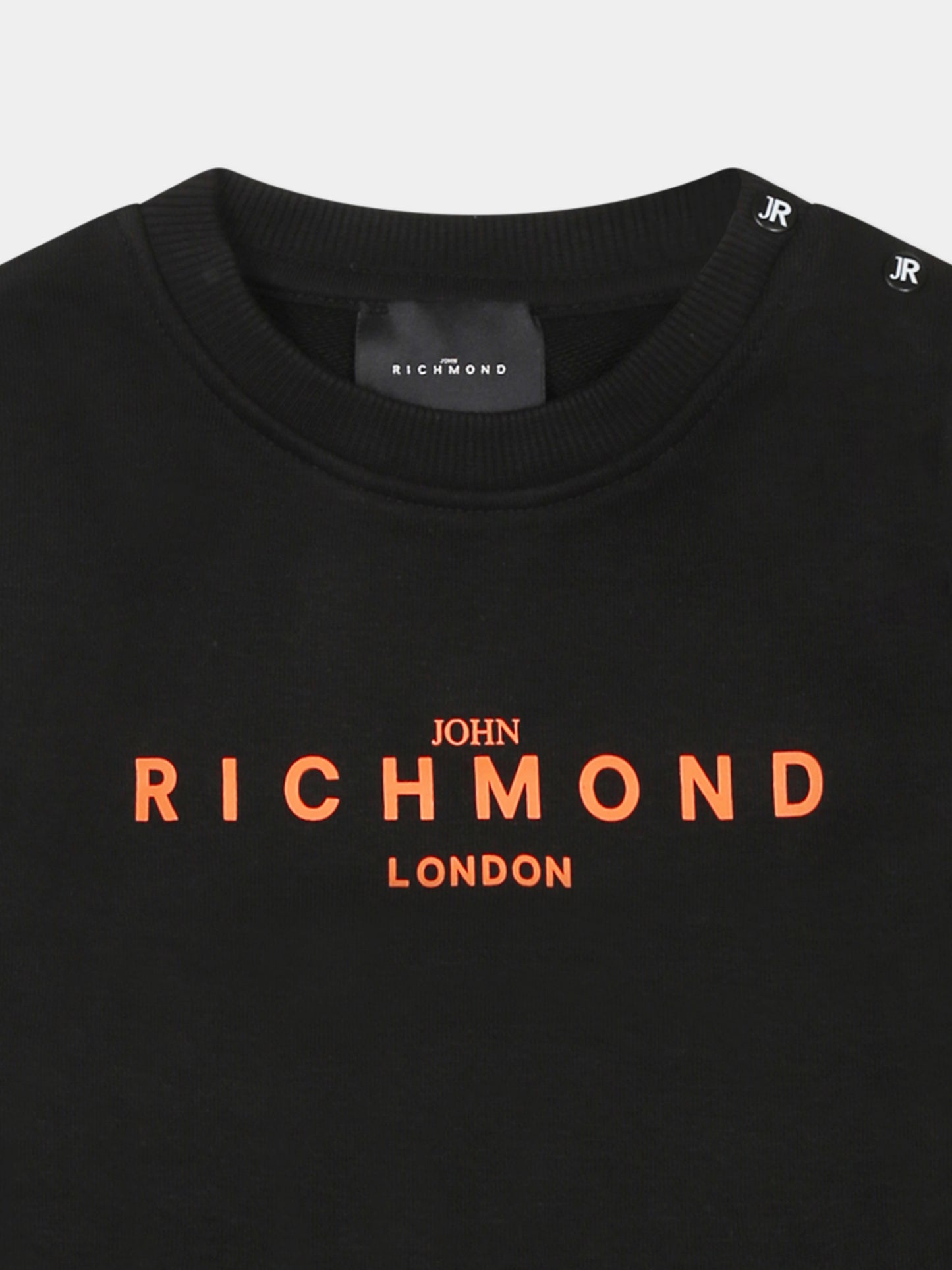 Felpa nera per neonato con logo,Richmond,RIP25016FE BLACK