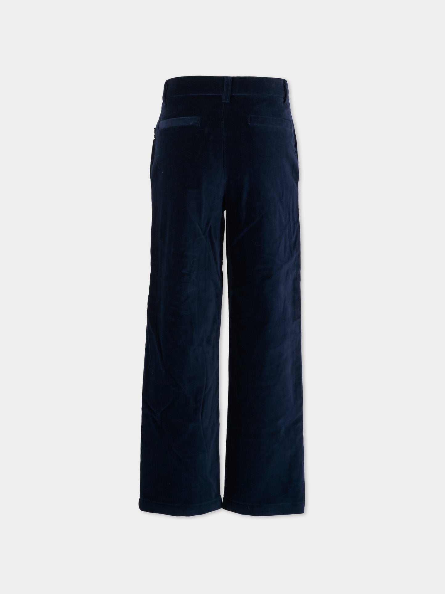 Pantaloni Adagio blu per bambino con logo,Molo,1W25I105 8552