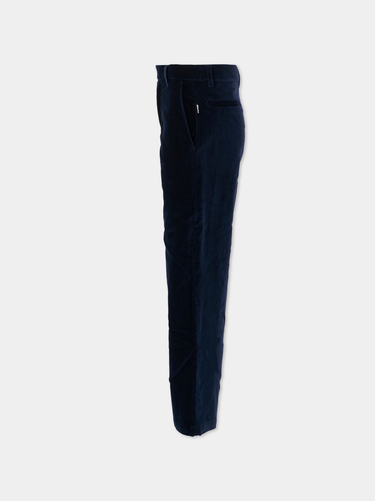 Pantaloni Adagio blu per bambino con logo,Molo,1W25I105 8552