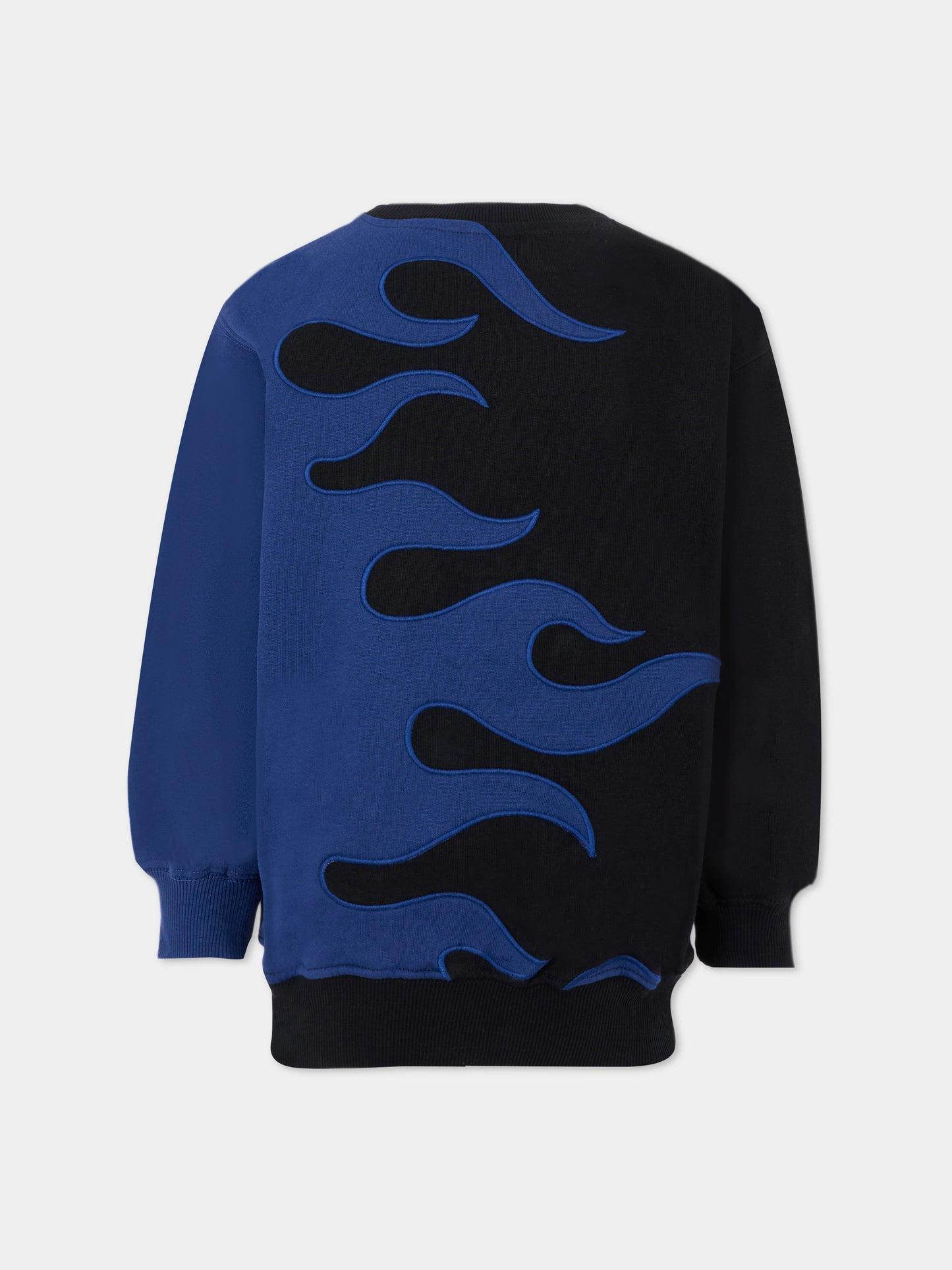 Felpa Monti blu per bambino con fiamma,Molo,1W25J201 9627