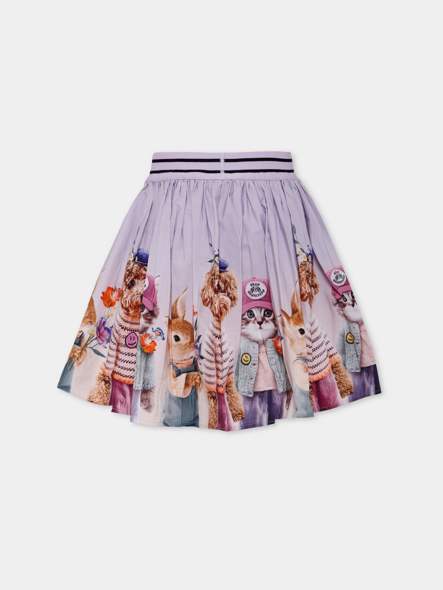 Gonna Brenda lilla per bambina con animali,Molo,2W25D128 9731