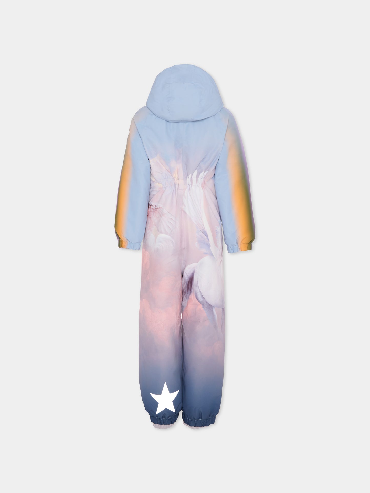 Tuta da neve Polar multicolor per bambina con unicorno,Molo,5W25N202 4949