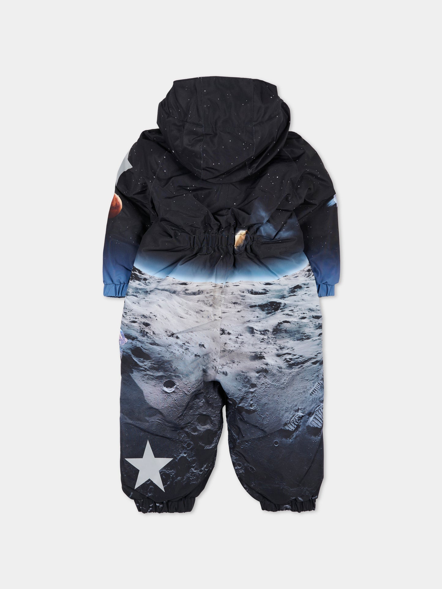Tuta da neve Polar nera per neonato con stampa spazio,Molo,5W25N202 4950