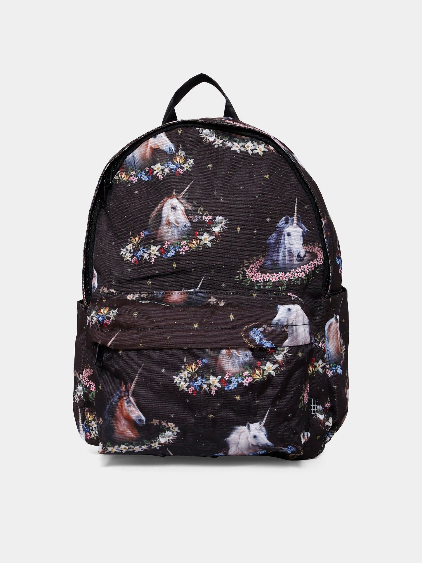 Zaino Mio nero per bambini con unicorno all over,Molo,7W25V201 9383