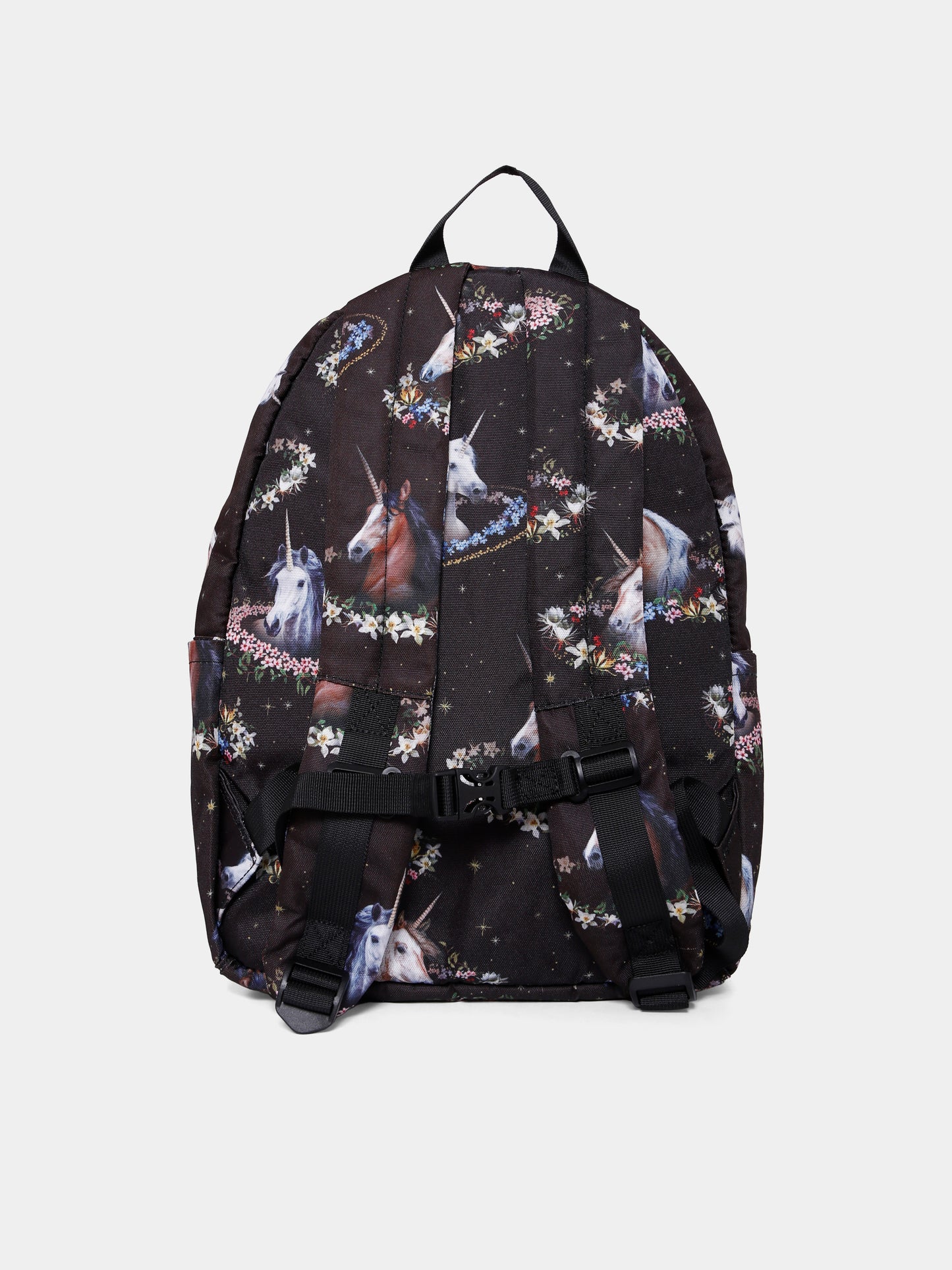 Zaino Mio nero per bambini con unicorno all over,Molo,7W25V201 9383