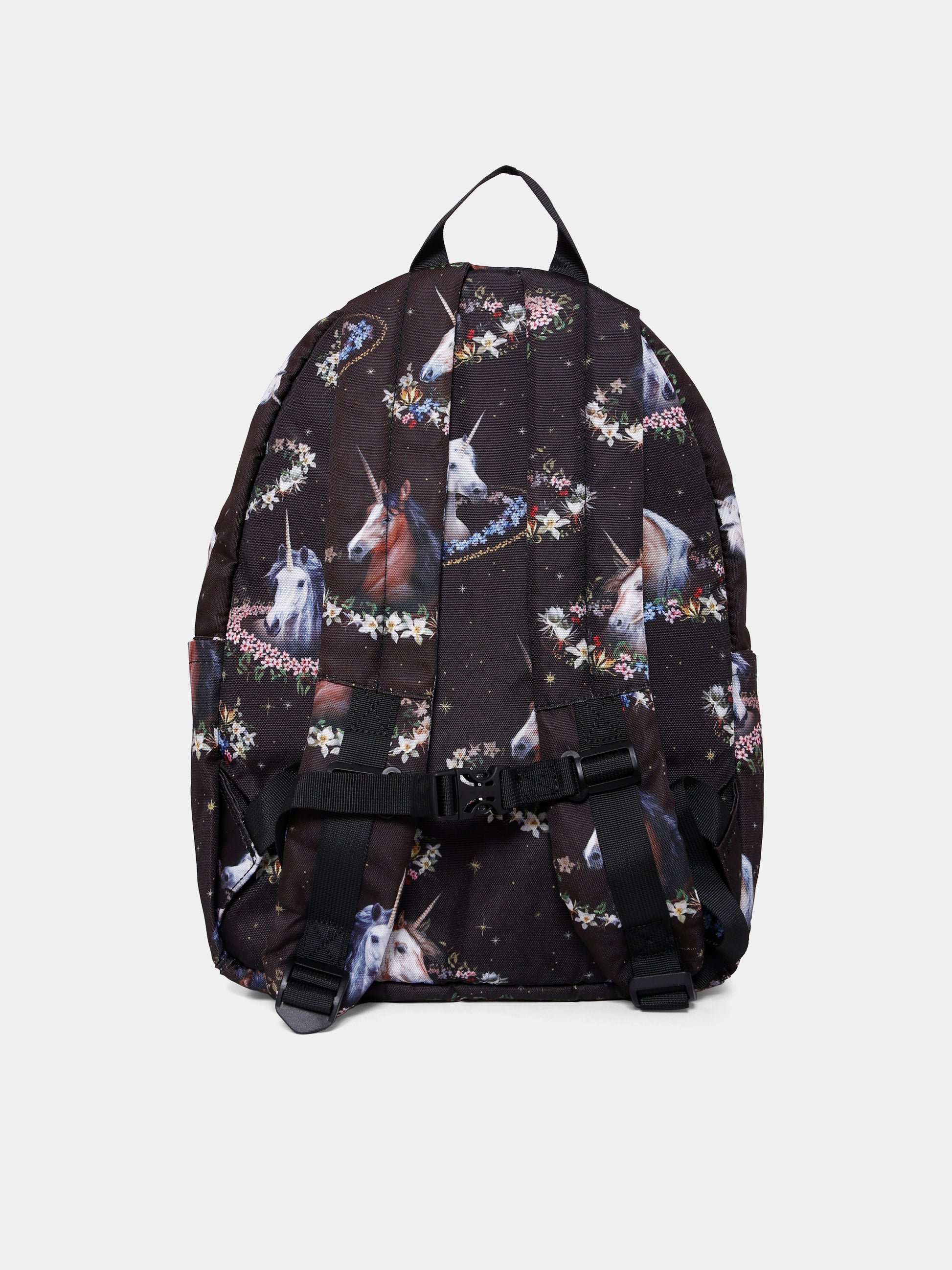 Zaino Mio nero per bambini con unicorno all over,Molo,7W25V201 9383