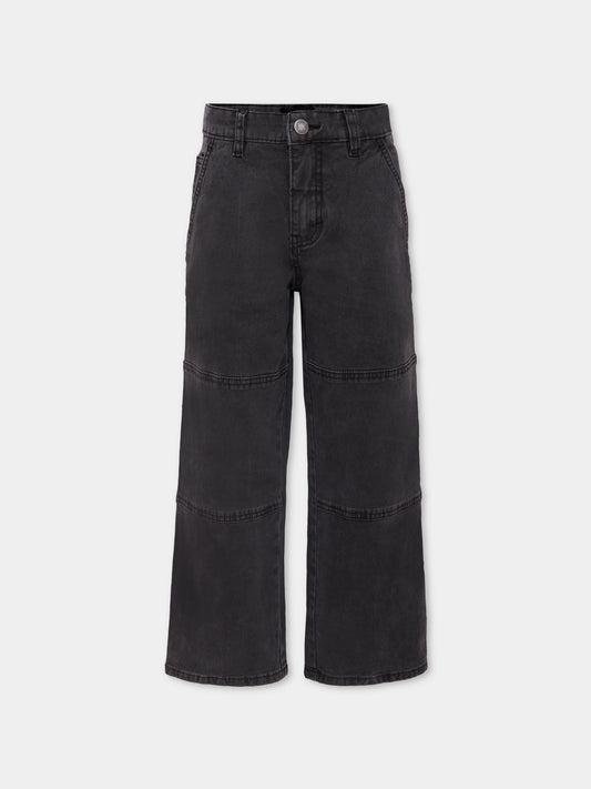 Pantaloni Alfred grigi per bambino,Molo,1W25I102 5566