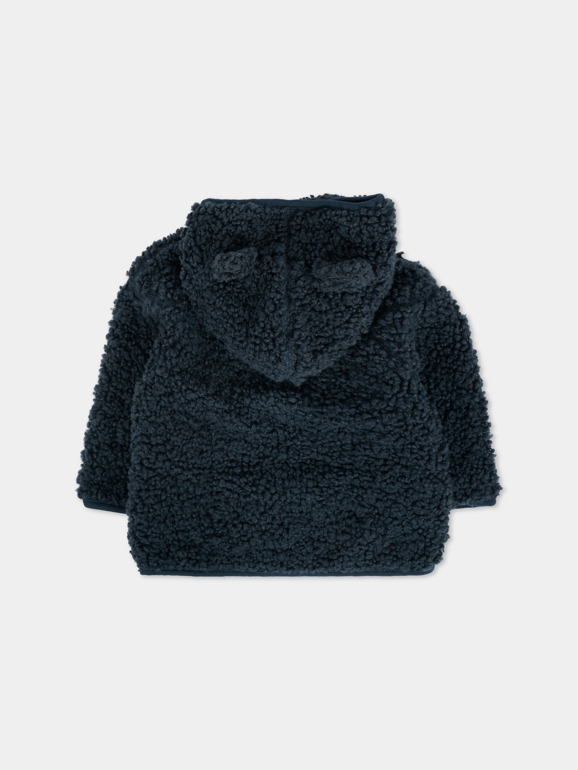 Ecopelliccia Ummi blu per neonati con orecchie,Molo,5W25L205 8753