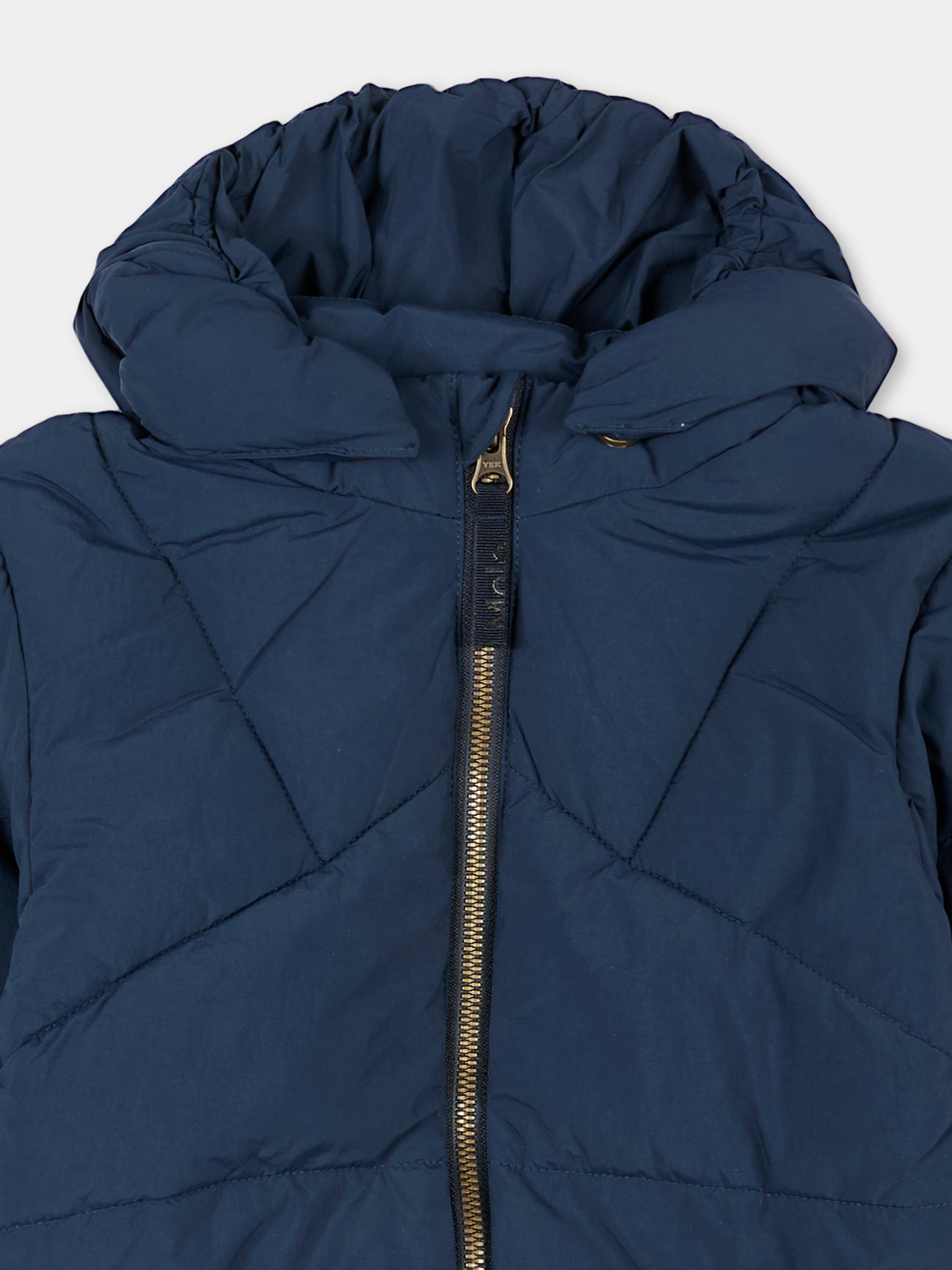 Piumino Harpo blu per neonato con smile,Molo,5W25M318 8753