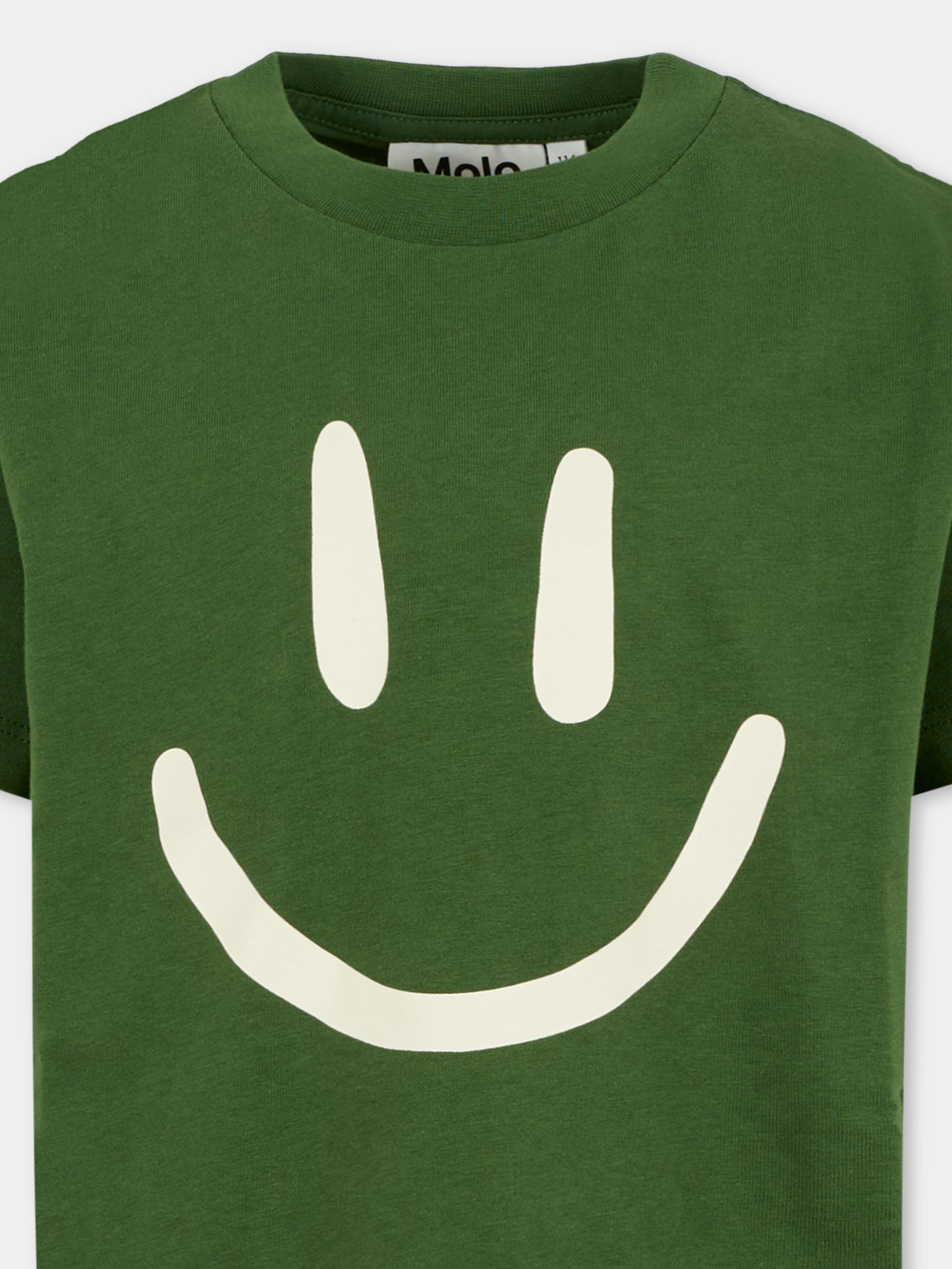 T-shirt Roxo verde per bambini con smile,Molo,6W25A201 5533