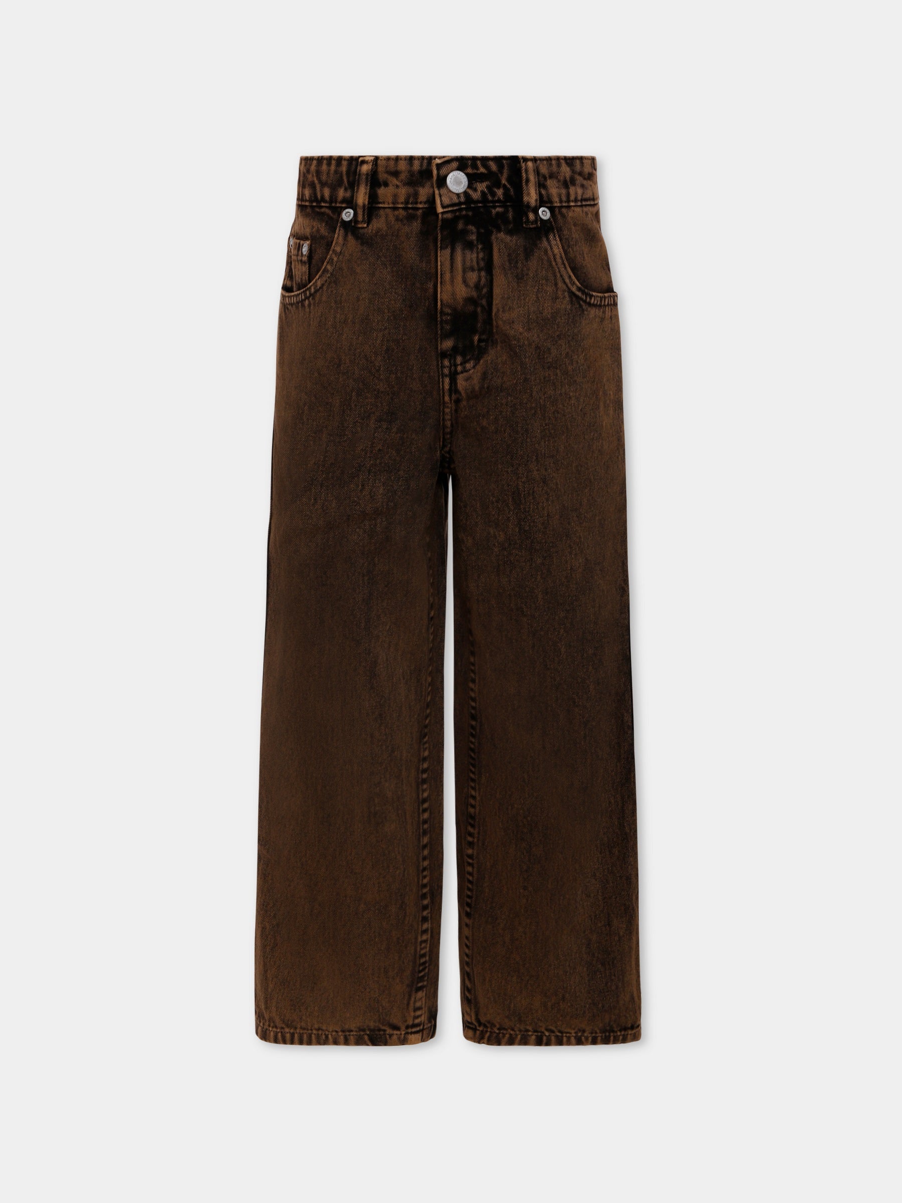 Jeans Aiden marroni per bambini,Molo,6W25I101 5561