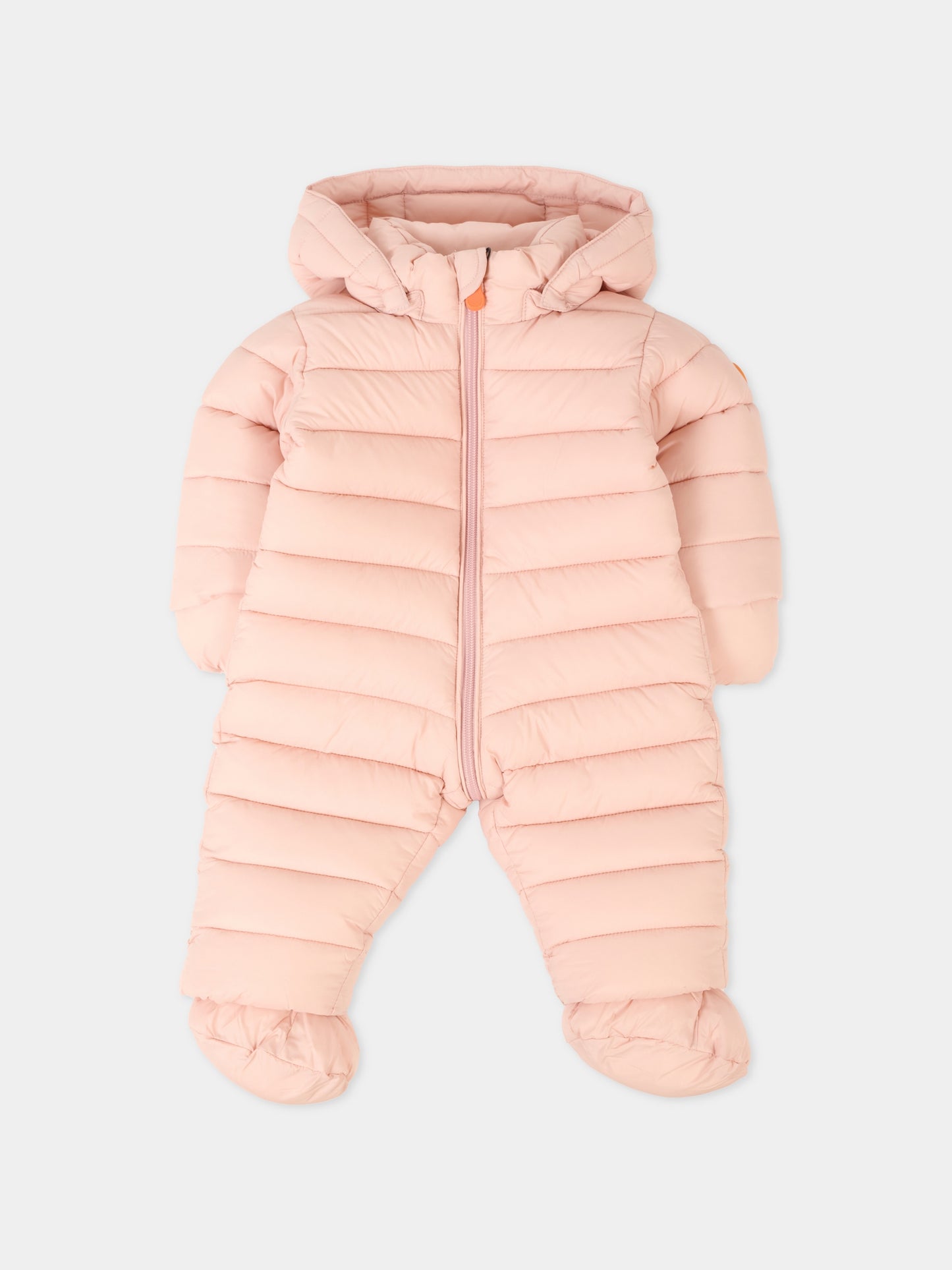 Piumino Storm rosa per neonata con logo,Save The Duck Kids,I30002X GIGA21 80007