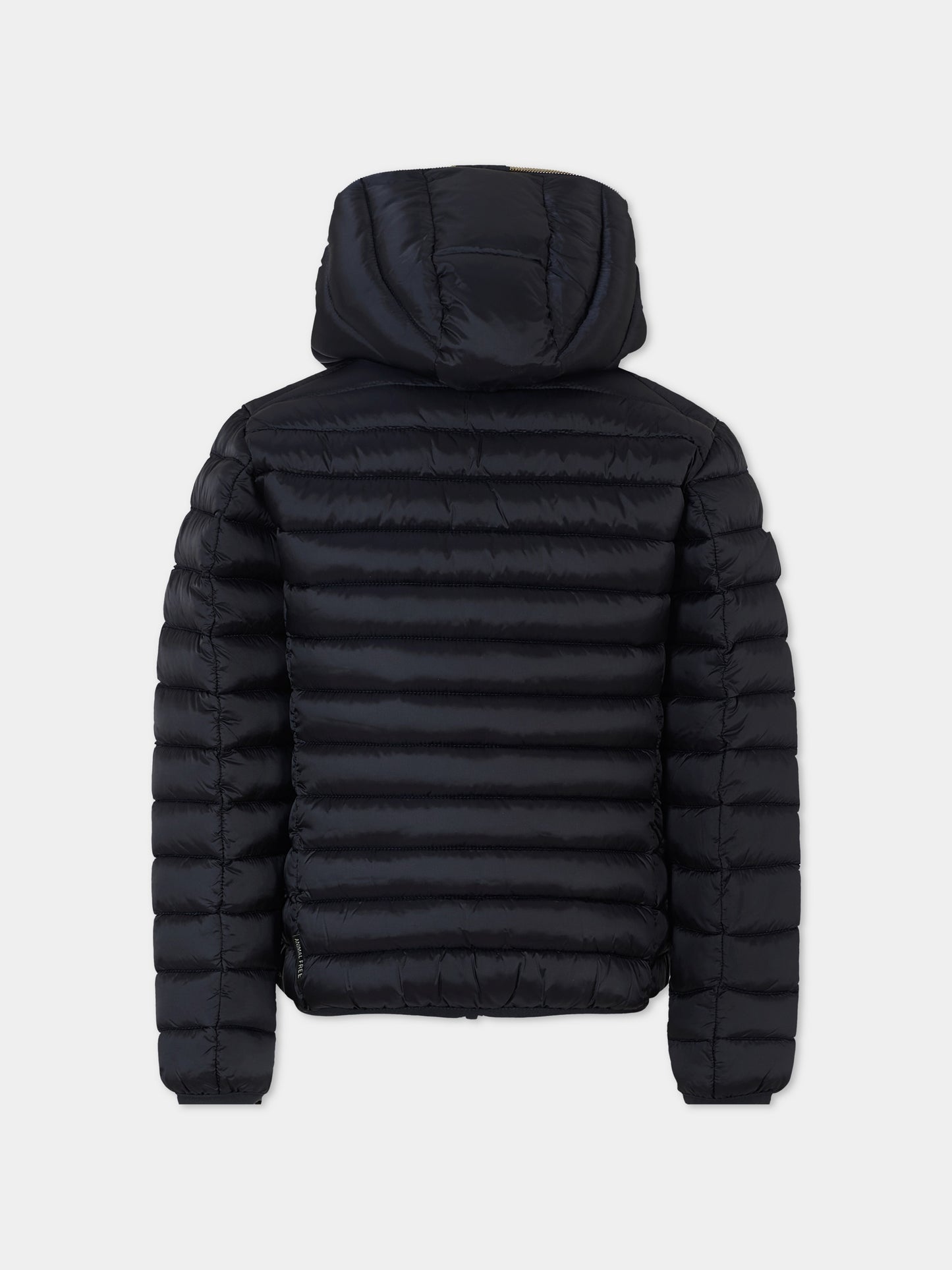 Piumino Iris blu per bambina con logo,Save The Duck Kids,J32310G IRIS21 90010